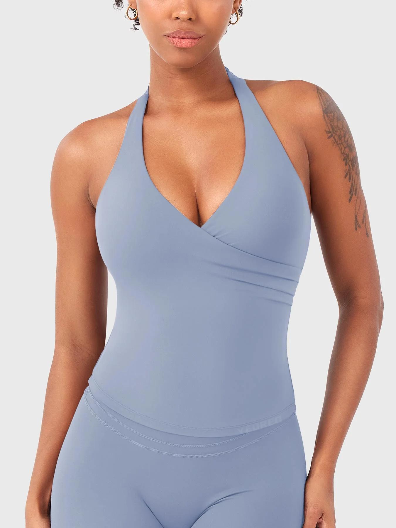 Yeoreo Elevine V Halter Tank - Image 36