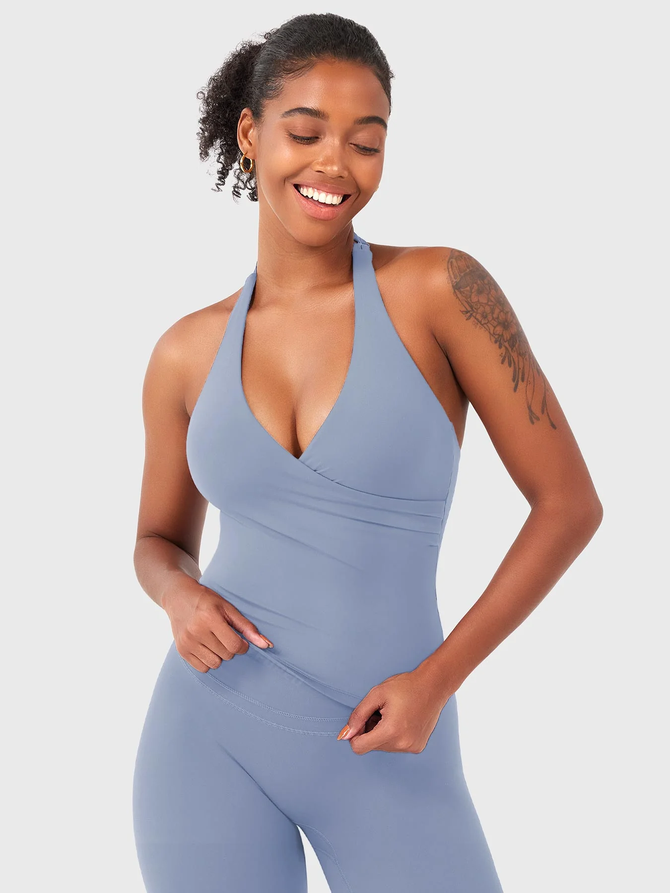 Yeoreo Elevine V Halter Tank - Image 40