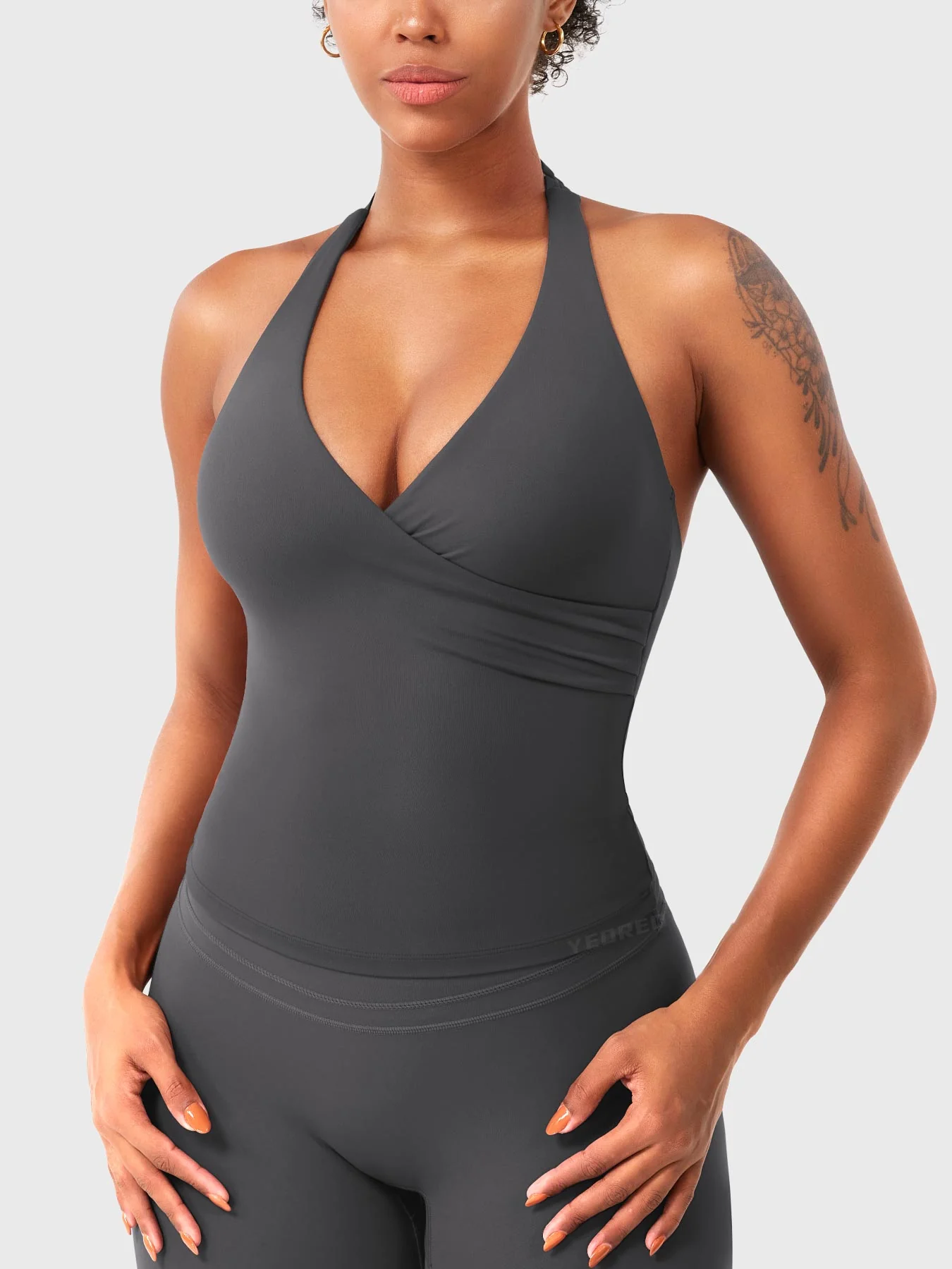 Yeoreo Elevine V Halter Tank - Image 43