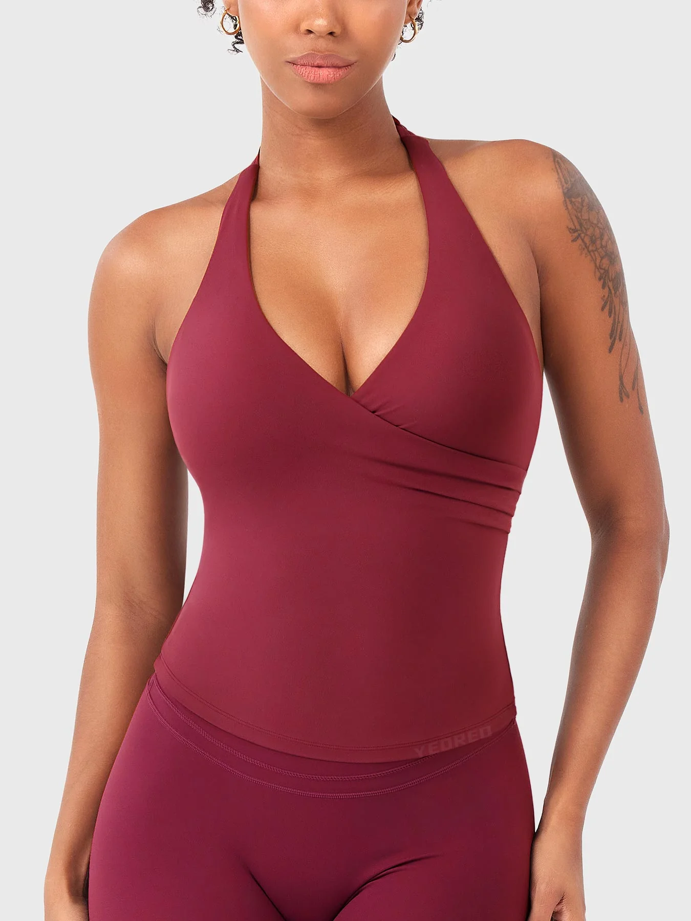 Yeoreo Elevine V Halter Tank - Image 46