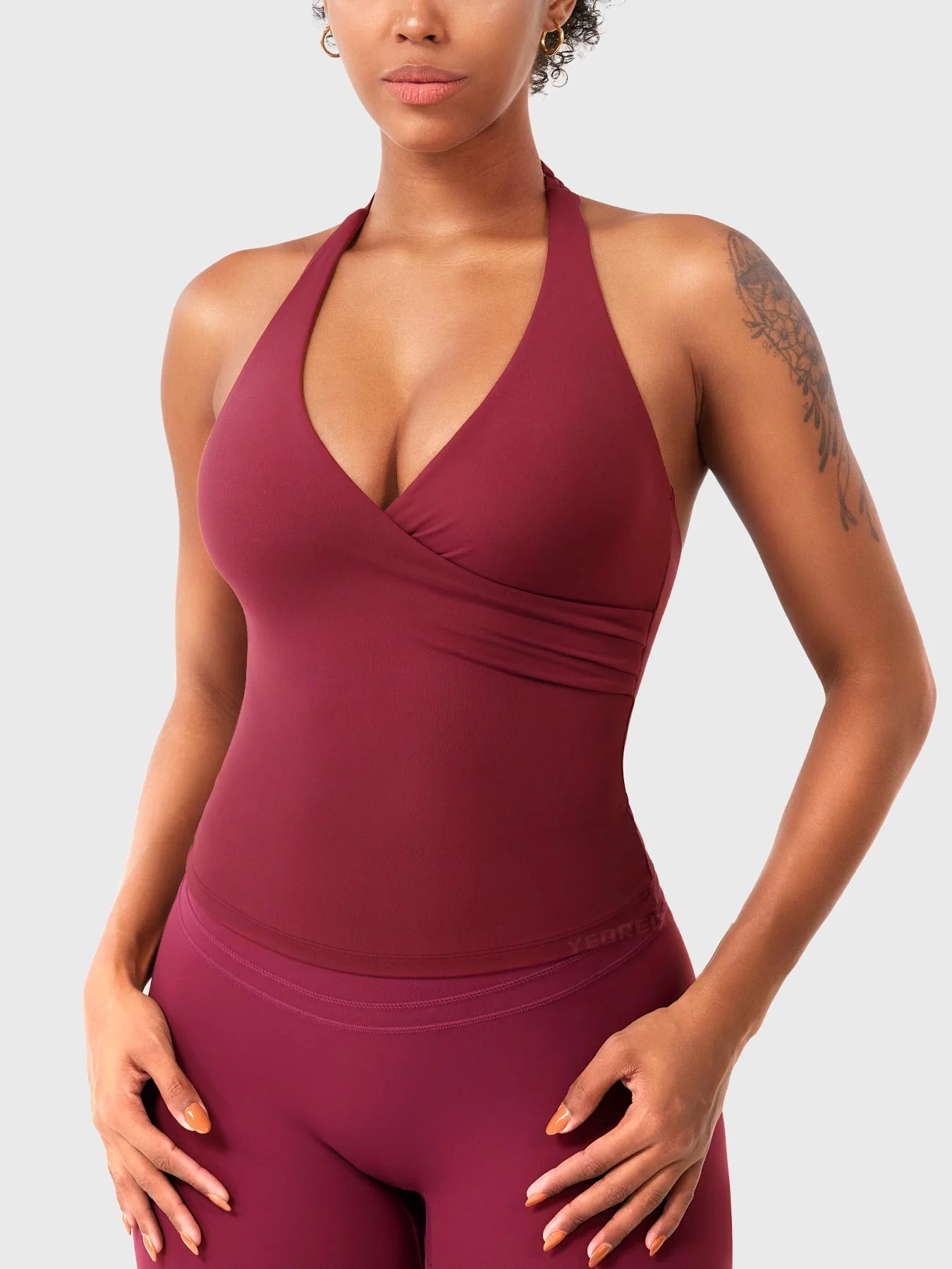 Yeoreo Elevine V Halter Tank - Image 48