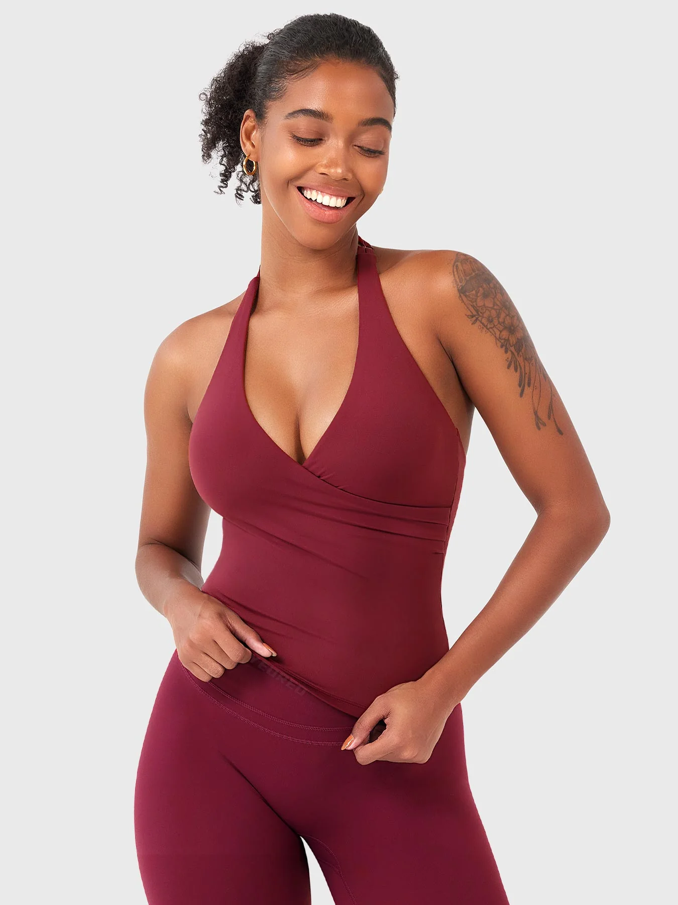 Yeoreo Elevine V Halter Tank - Image 50