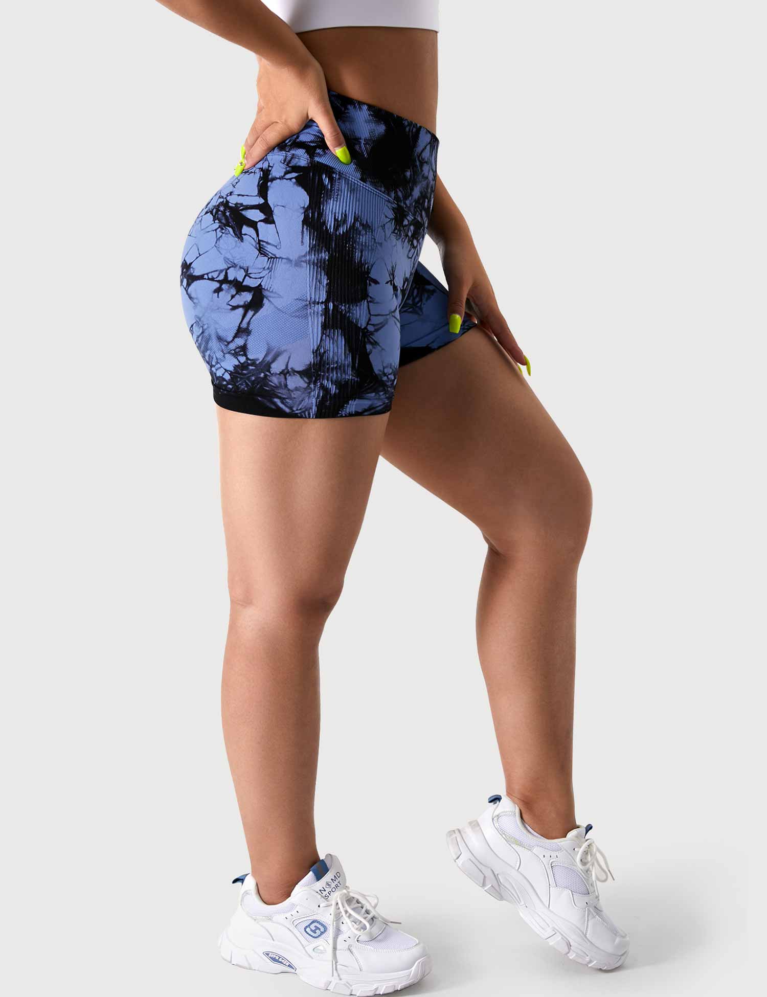 Yeoreo 3.6"Professional Tie Dye Shorts - Image 15
