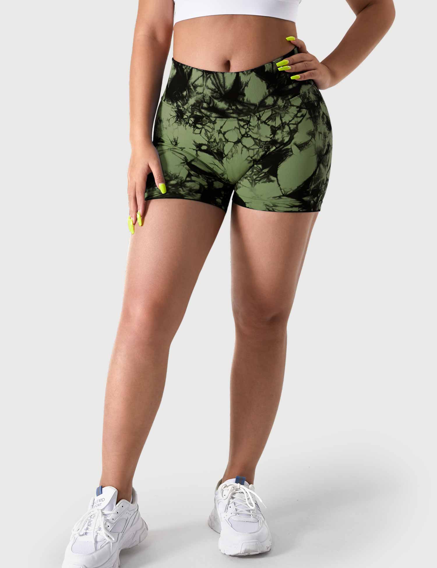 Yeoreo 3.6"Professional Tie Dye Shorts - Image 2