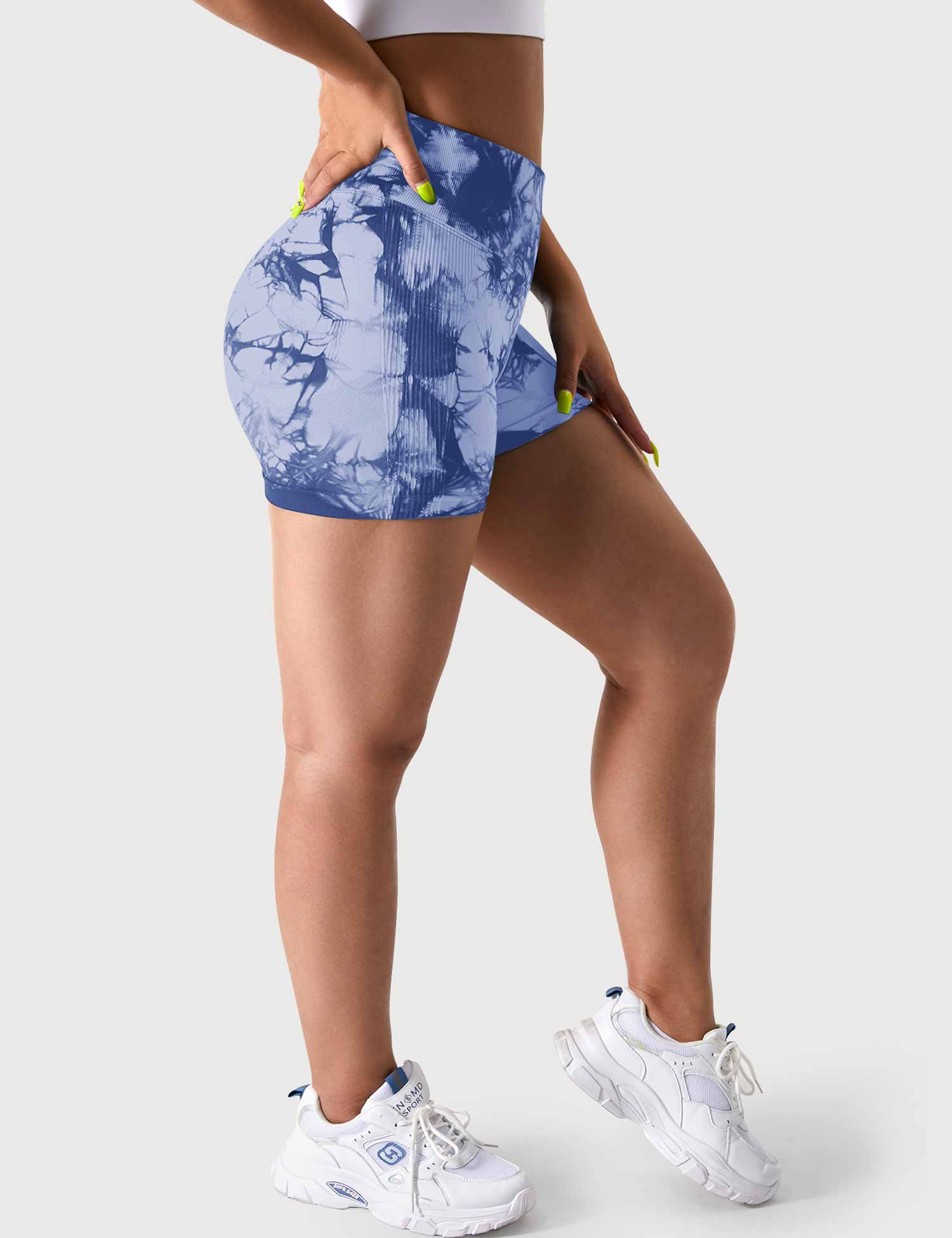 Yeoreo 3.6"Professional Tie Dye Shorts - Image 27