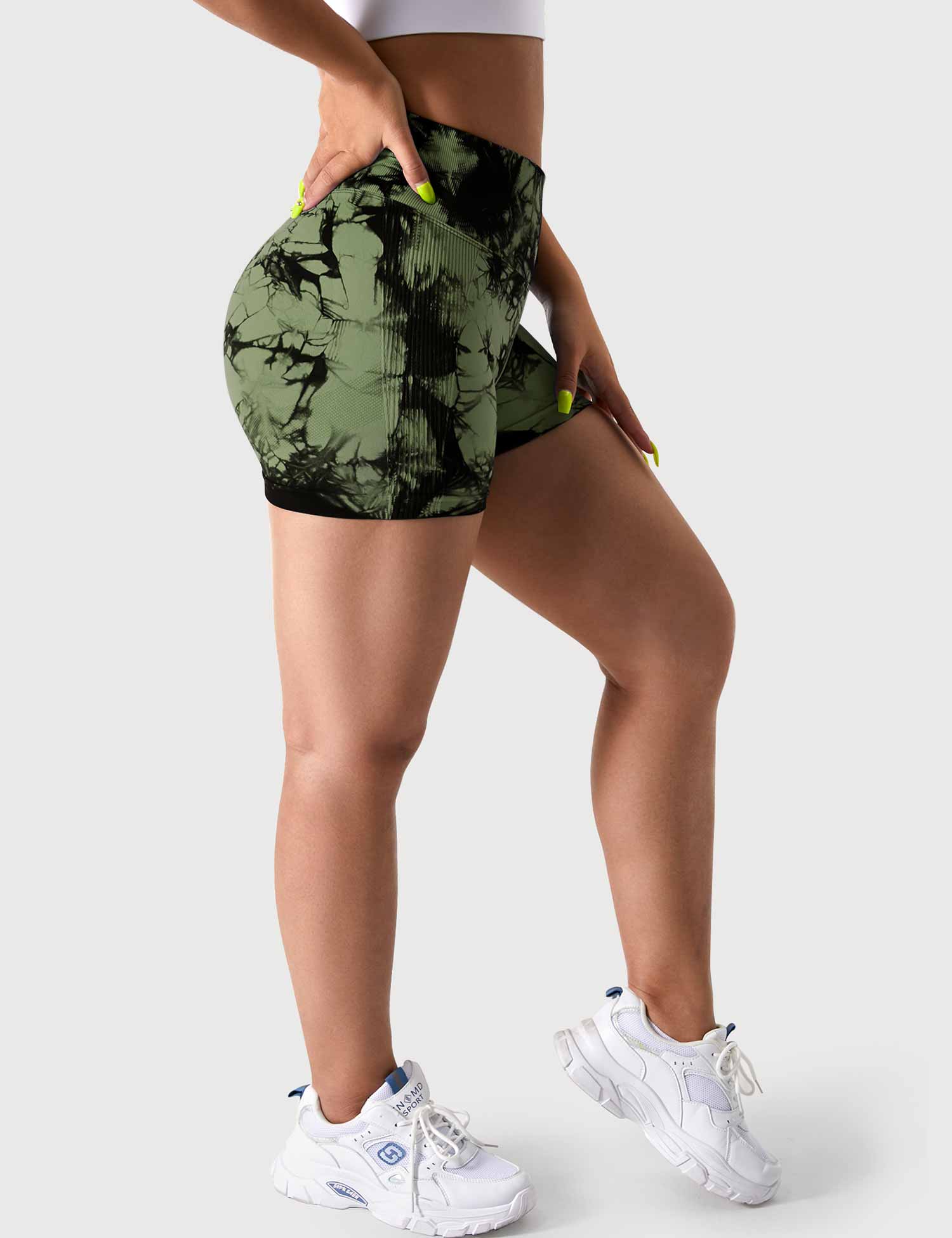 Yeoreo 3.6"Professional Tie Dye Shorts - Image 3