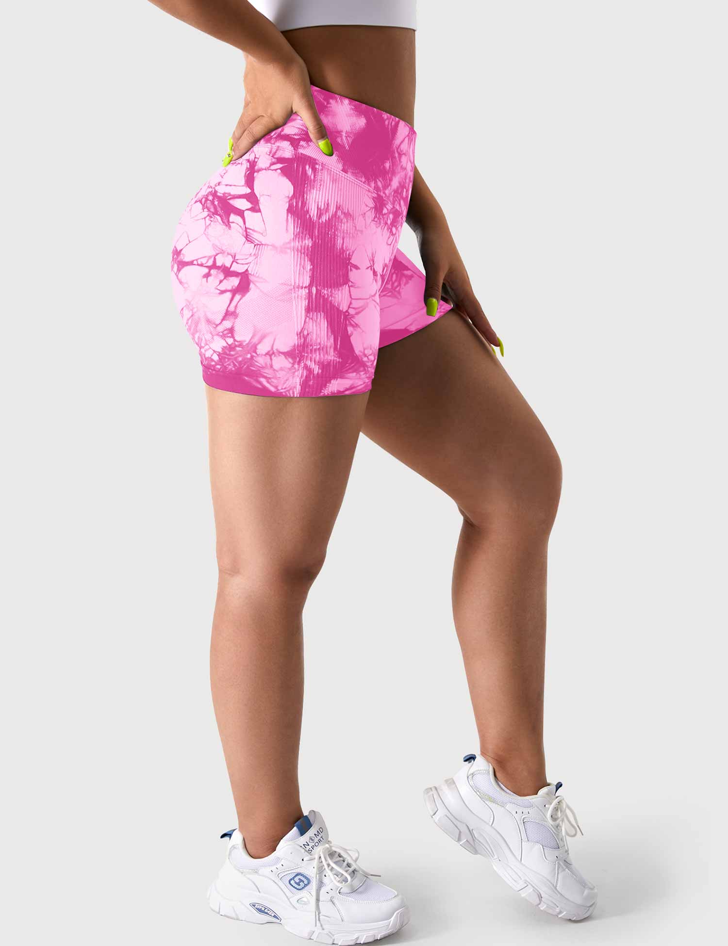 Yeoreo 3.6"Professional Tie Dye Shorts - Image 33