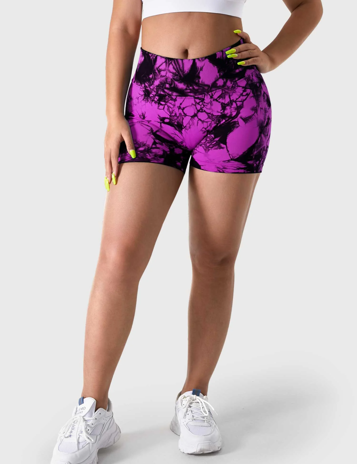 Yeoreo 3.6"Professional Tie Dye Shorts - Image 38
