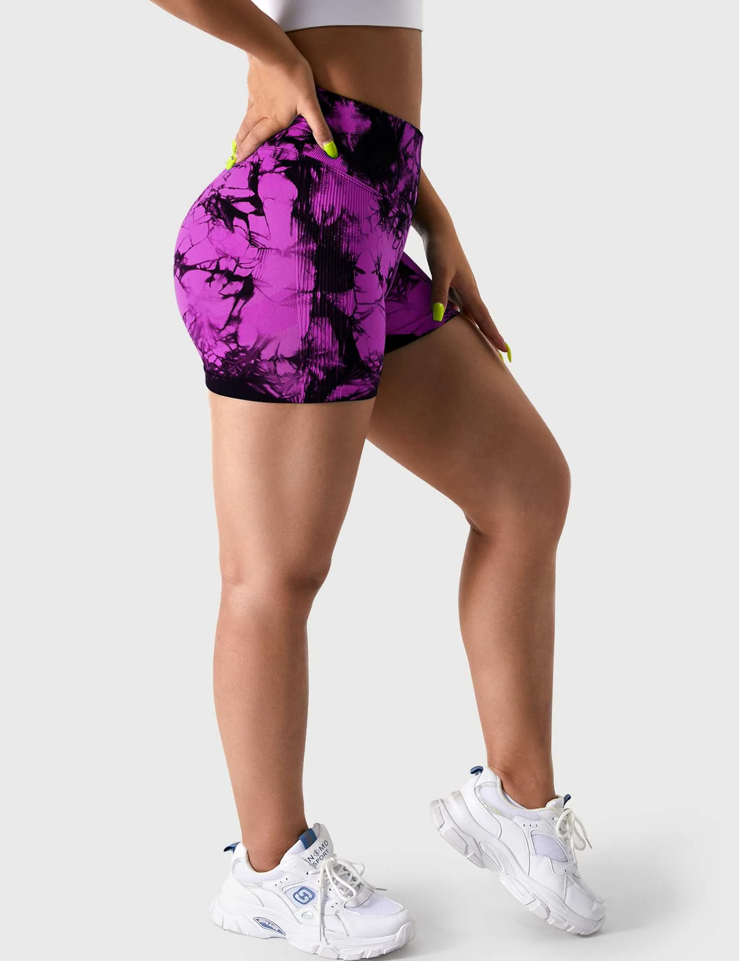 Yeoreo 3.6"Professional Tie Dye Shorts - Image 39