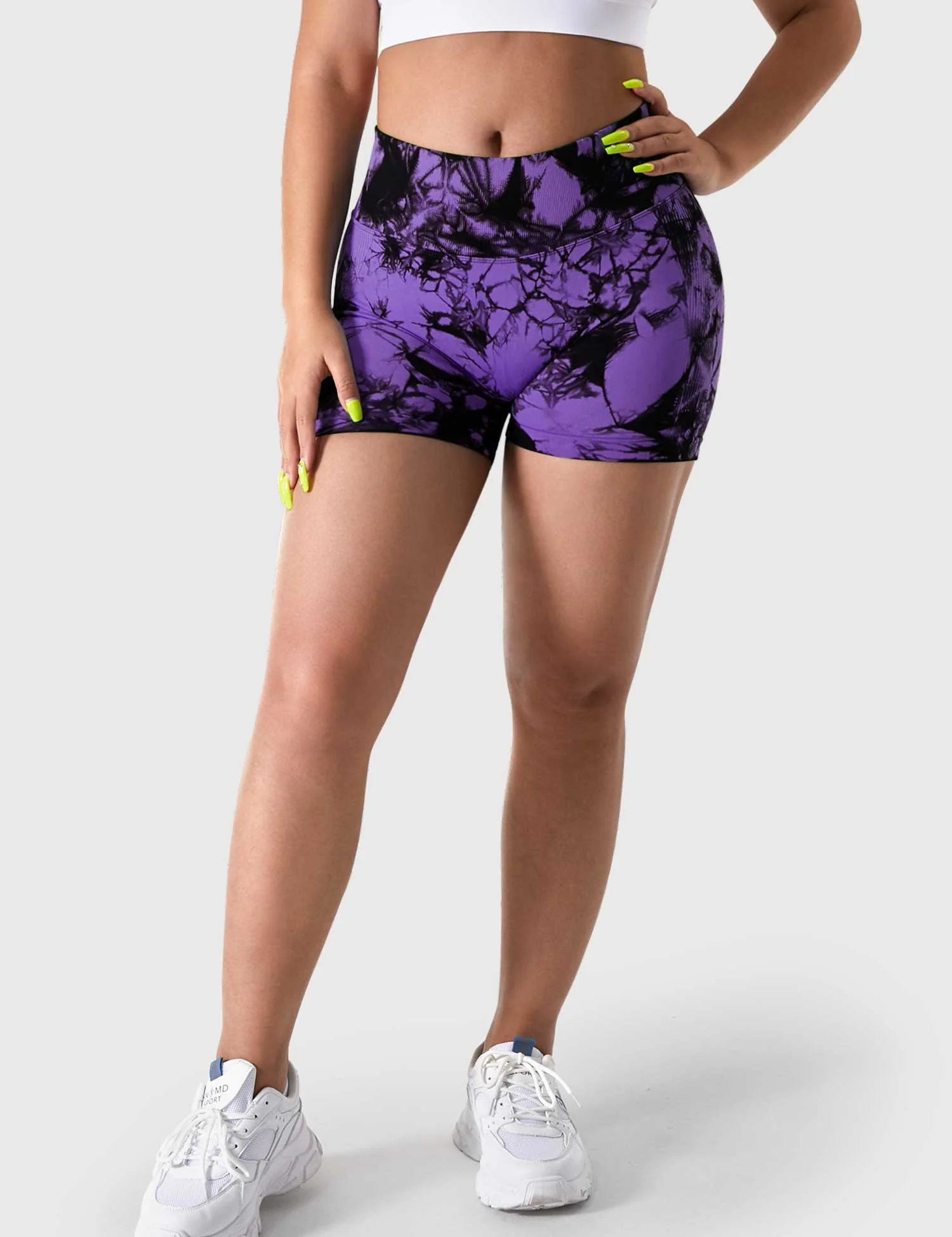 Yeoreo 3.6"Professional Tie Dye Shorts - Image 44