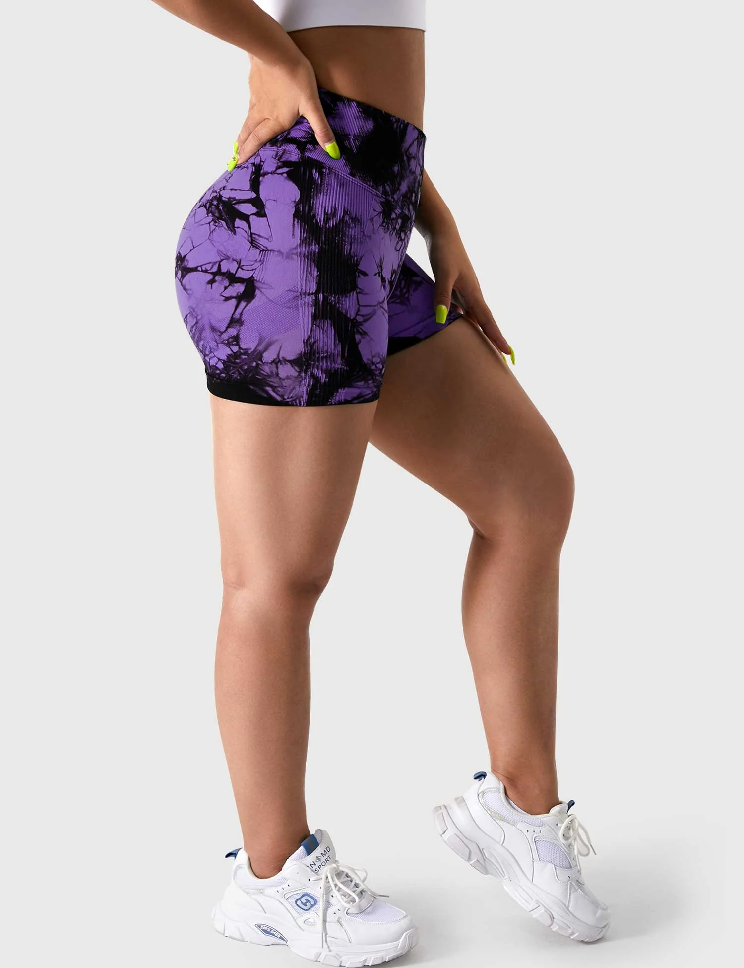 Yeoreo 3.6"Professional Tie Dye Shorts - Image 45