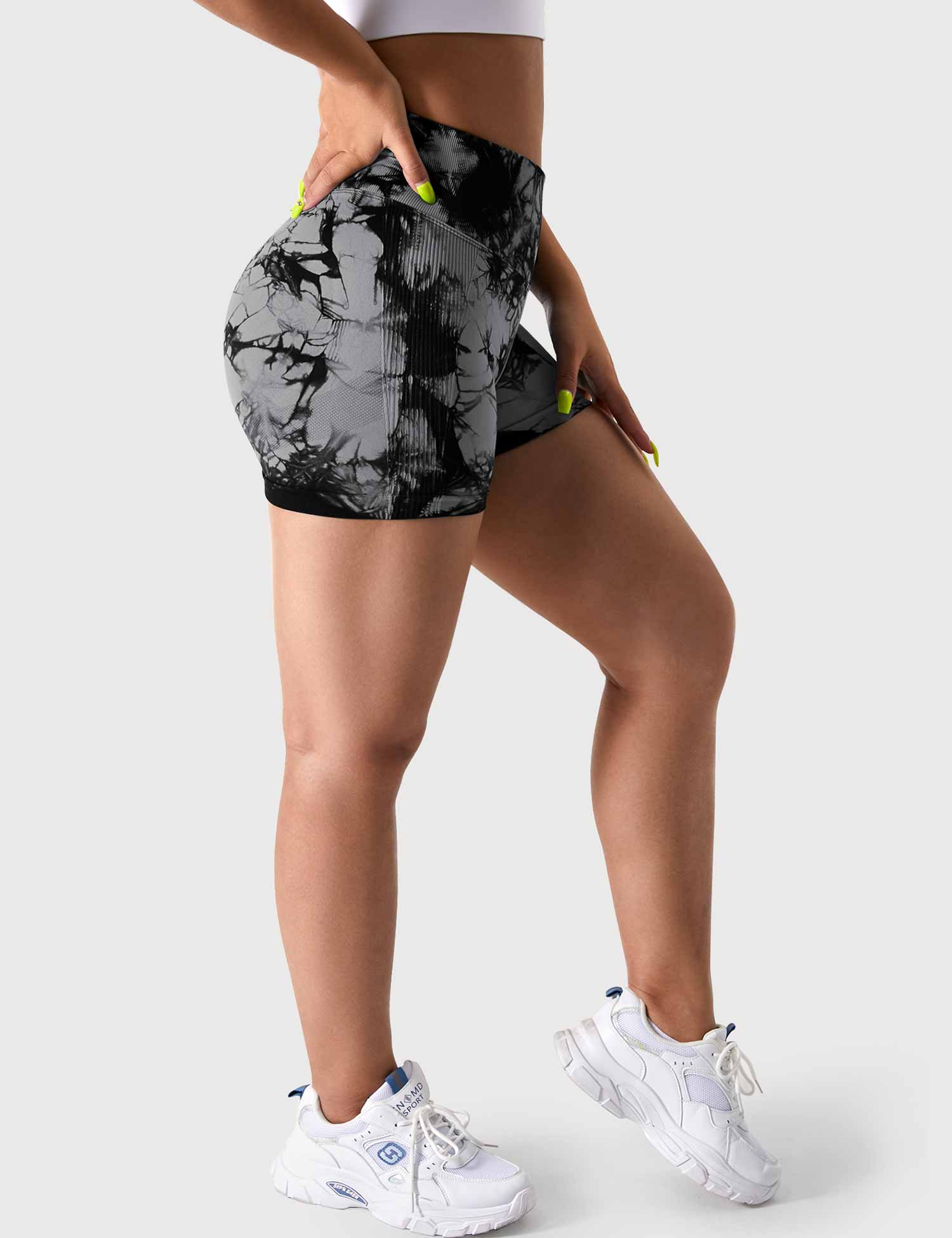 Yeoreo 3.6"Professional Tie Dye Shorts - Image 9