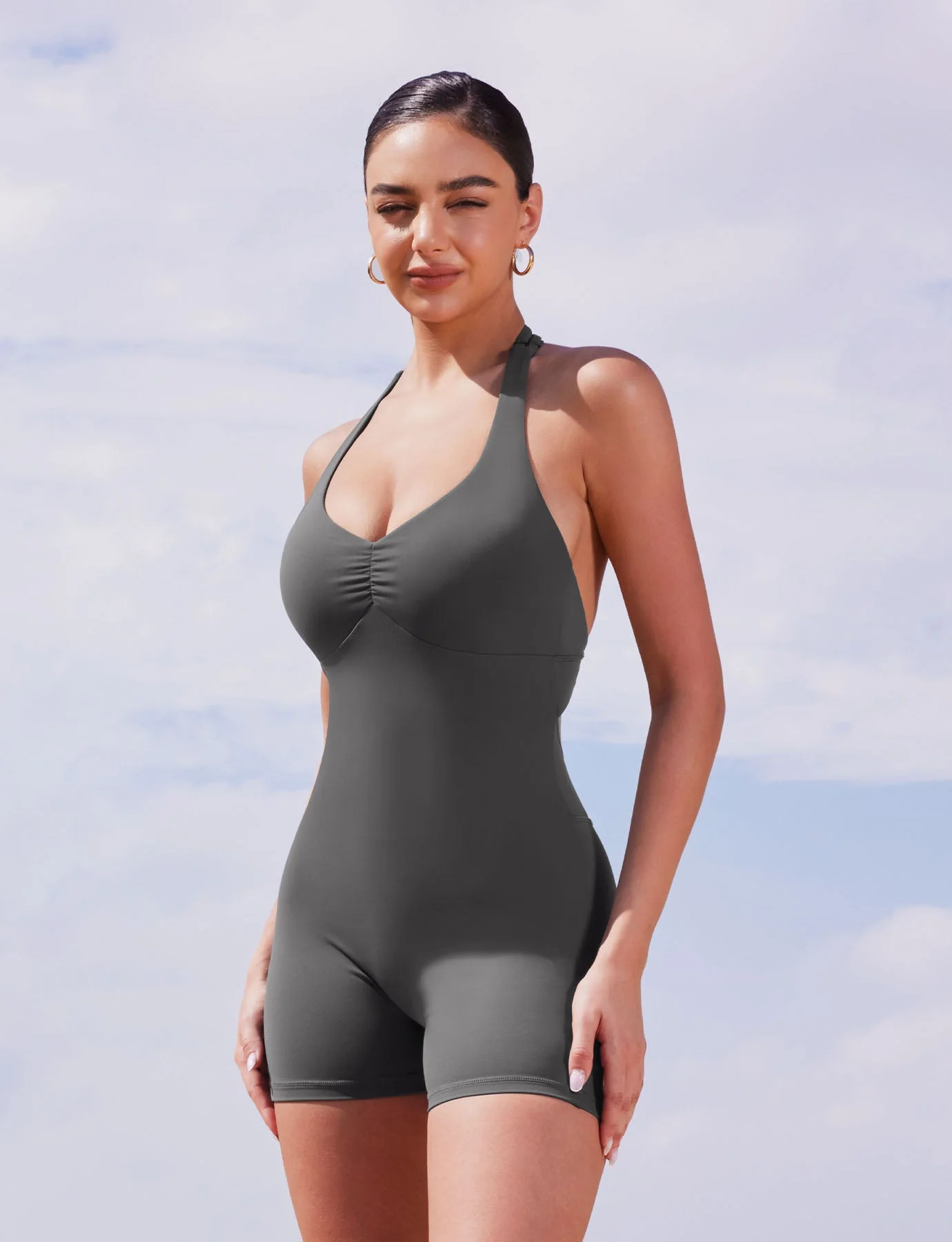 Yeoreo Joceline Backless Halter Romper - Image 18