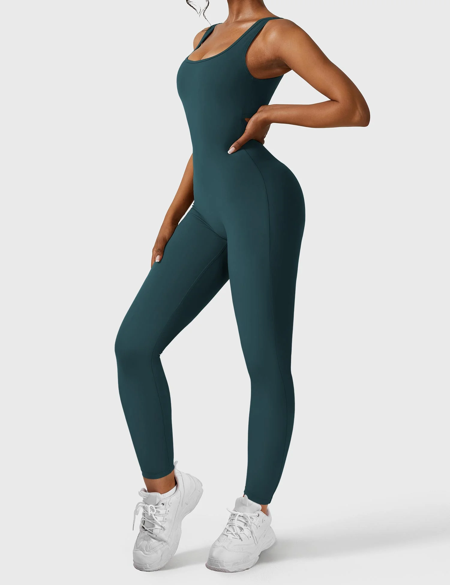 Yeoreo Lizvette V-Back Skinny Jumpsuit - Image 10