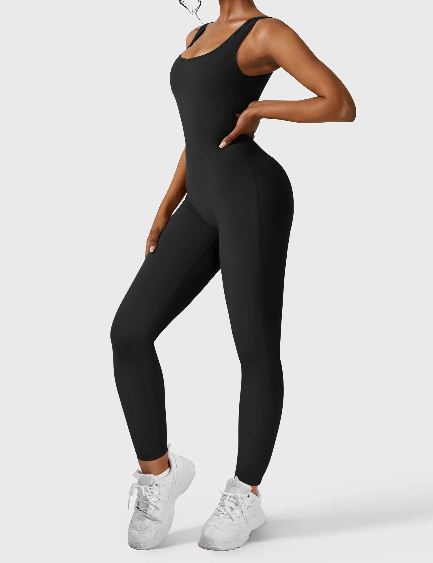 Yeoreo Lizvette V-Back Skinny Jumpsuit - Image 4