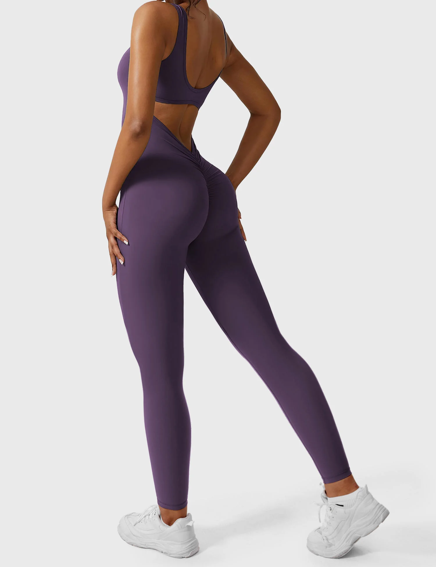 Yeoreo Lizvette V-Back Skinny Jumpsuit - Image 42