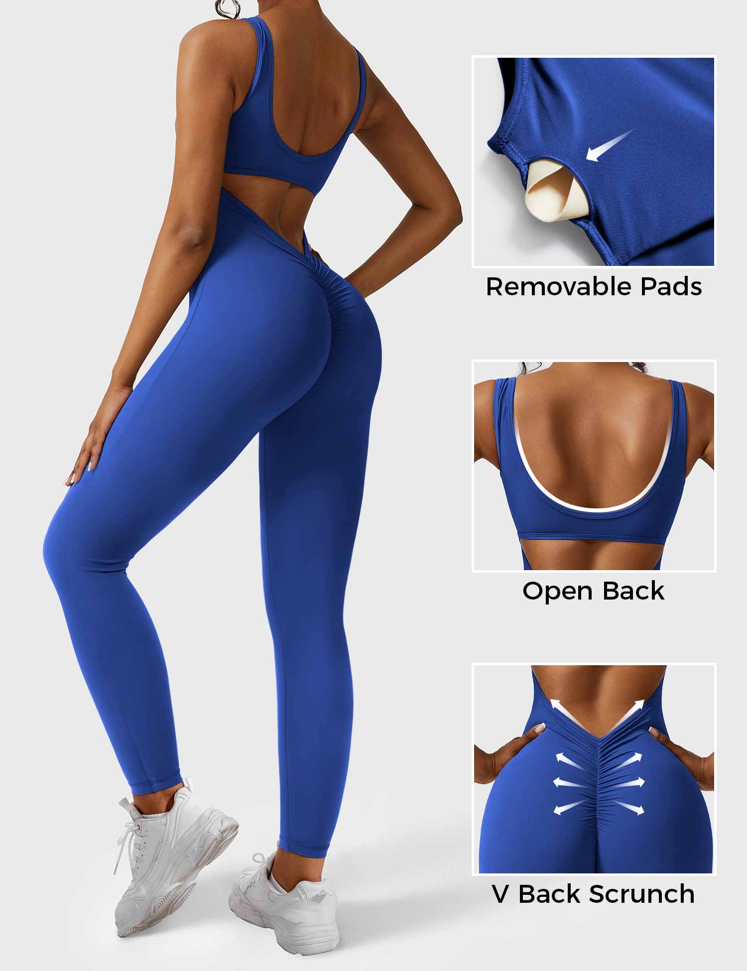 Yeoreo Lizvette V-Back Skinny Jumpsuit - Image 63