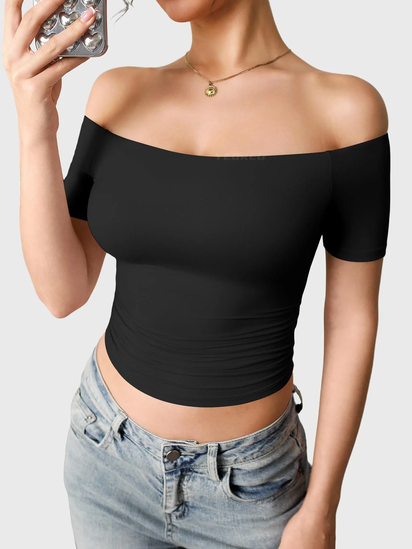Yeoreo Luzlie Y2K One-Shoulder Top - Image 10