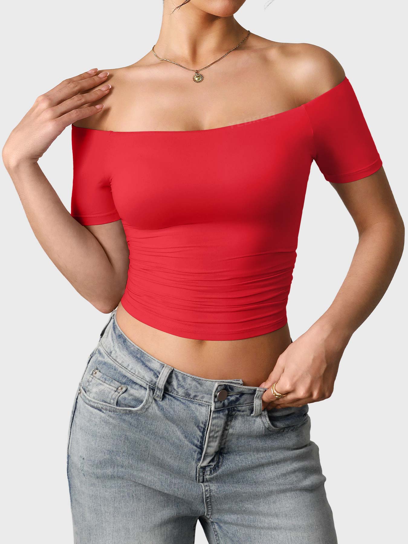 Yeoreo Luzlie Y2K One-Shoulder Top - Image 2