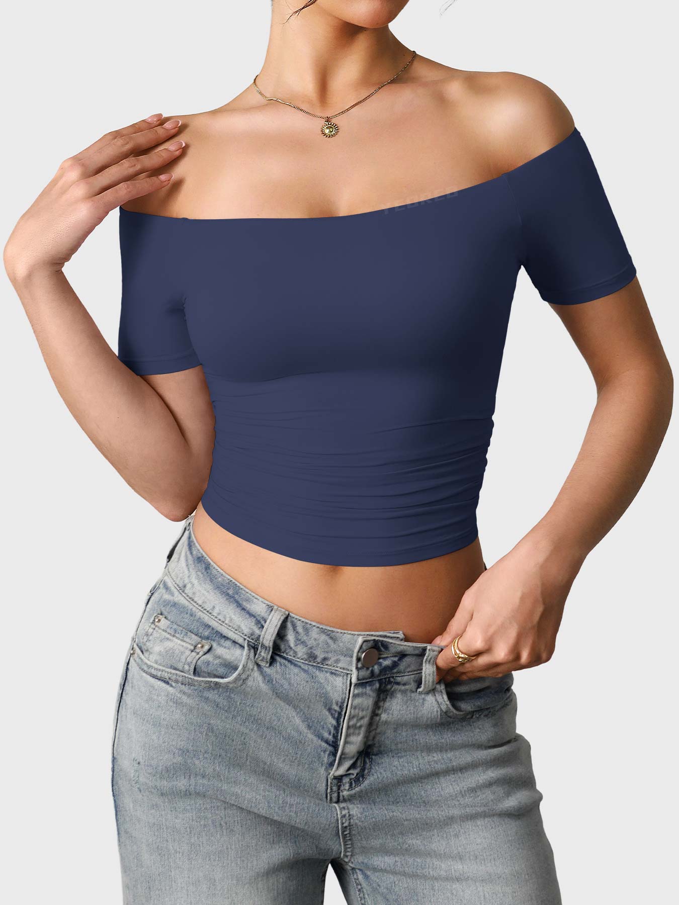 Yeoreo Luzlie Y2K One-Shoulder Top - Image 44
