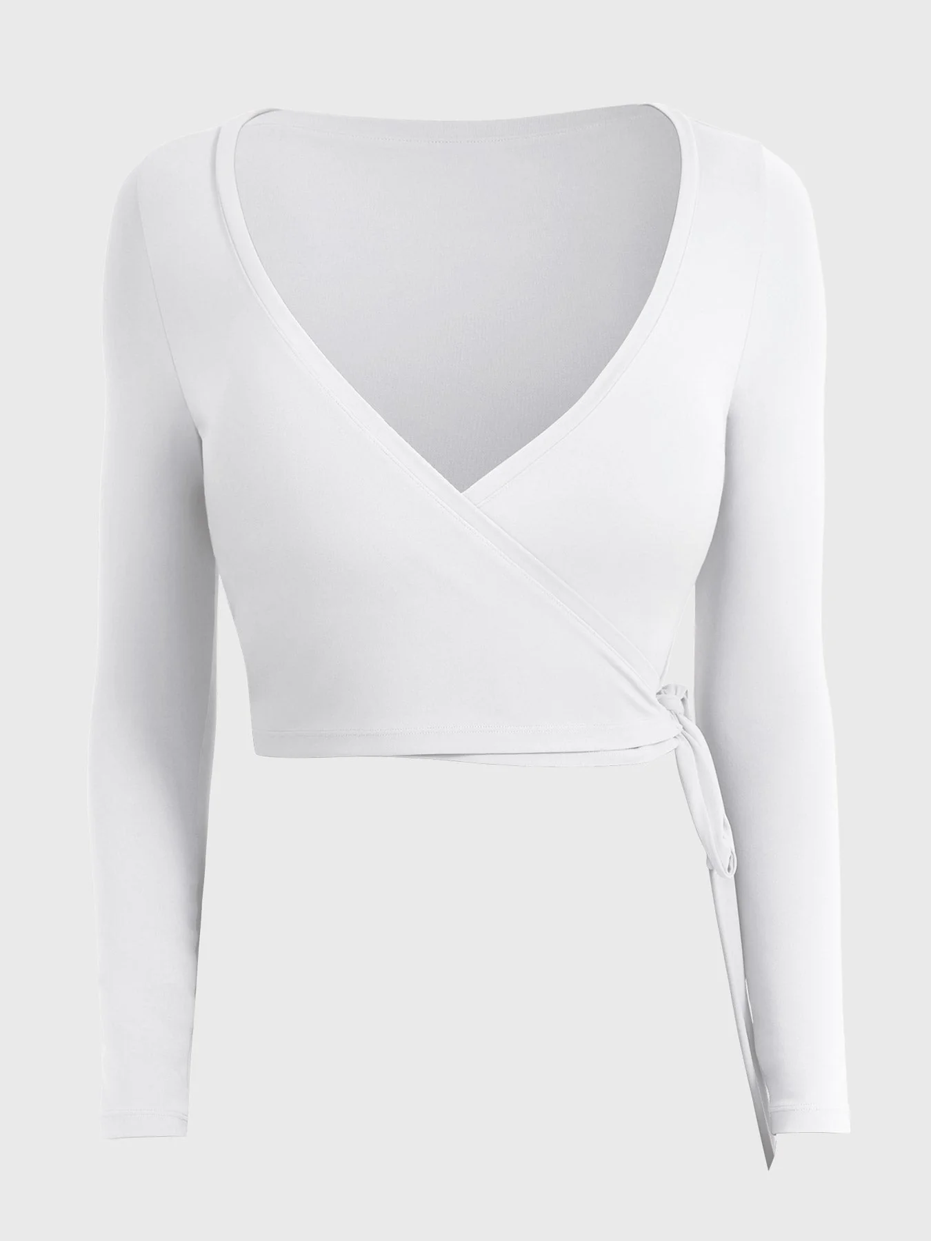 Yeoreo Michelie Long Sleeve Ballet Wrap Top - Image 35