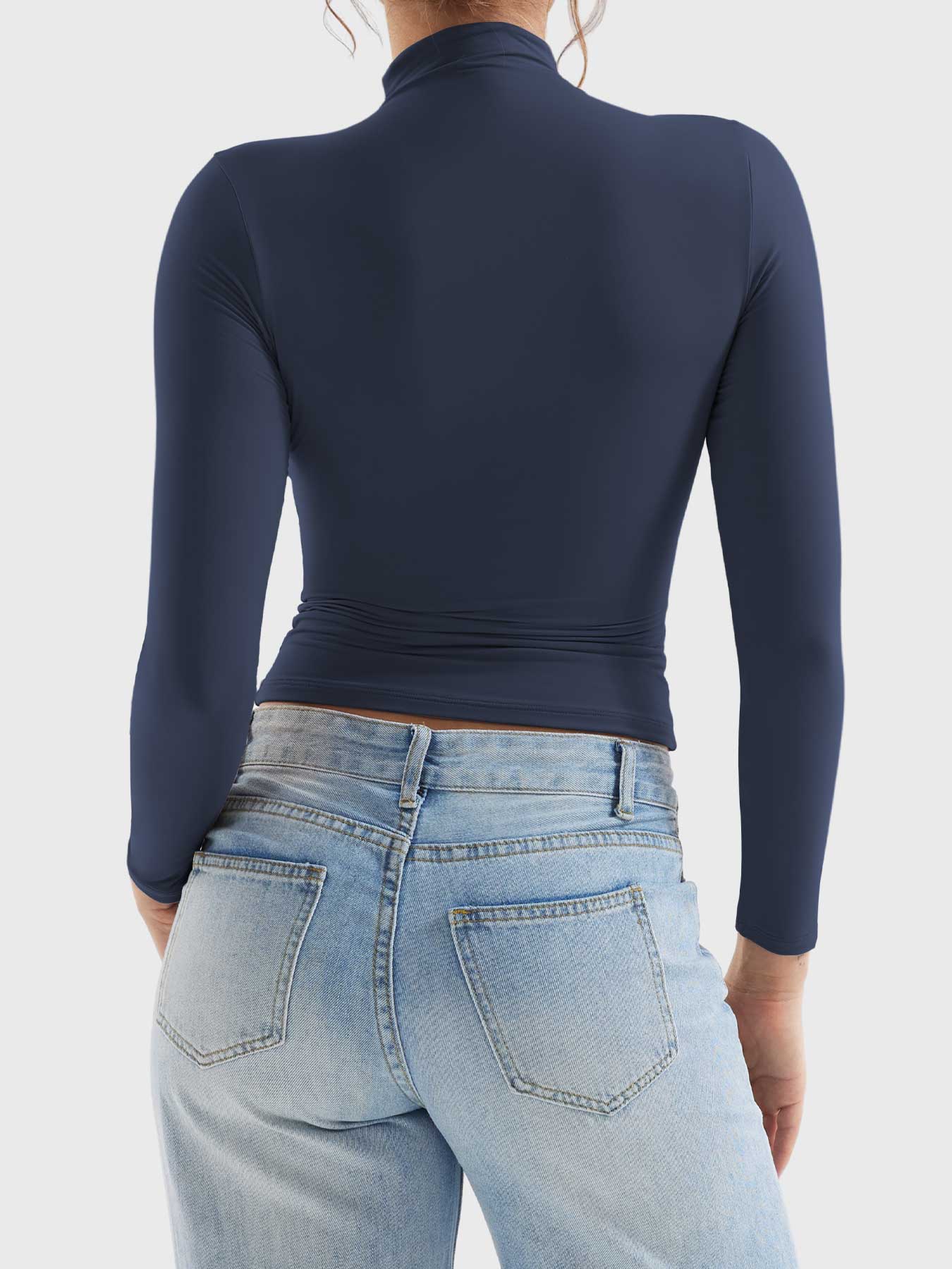 Yeoreo Sariah Turtleneck Long Sleeve Shirt - Image 14
