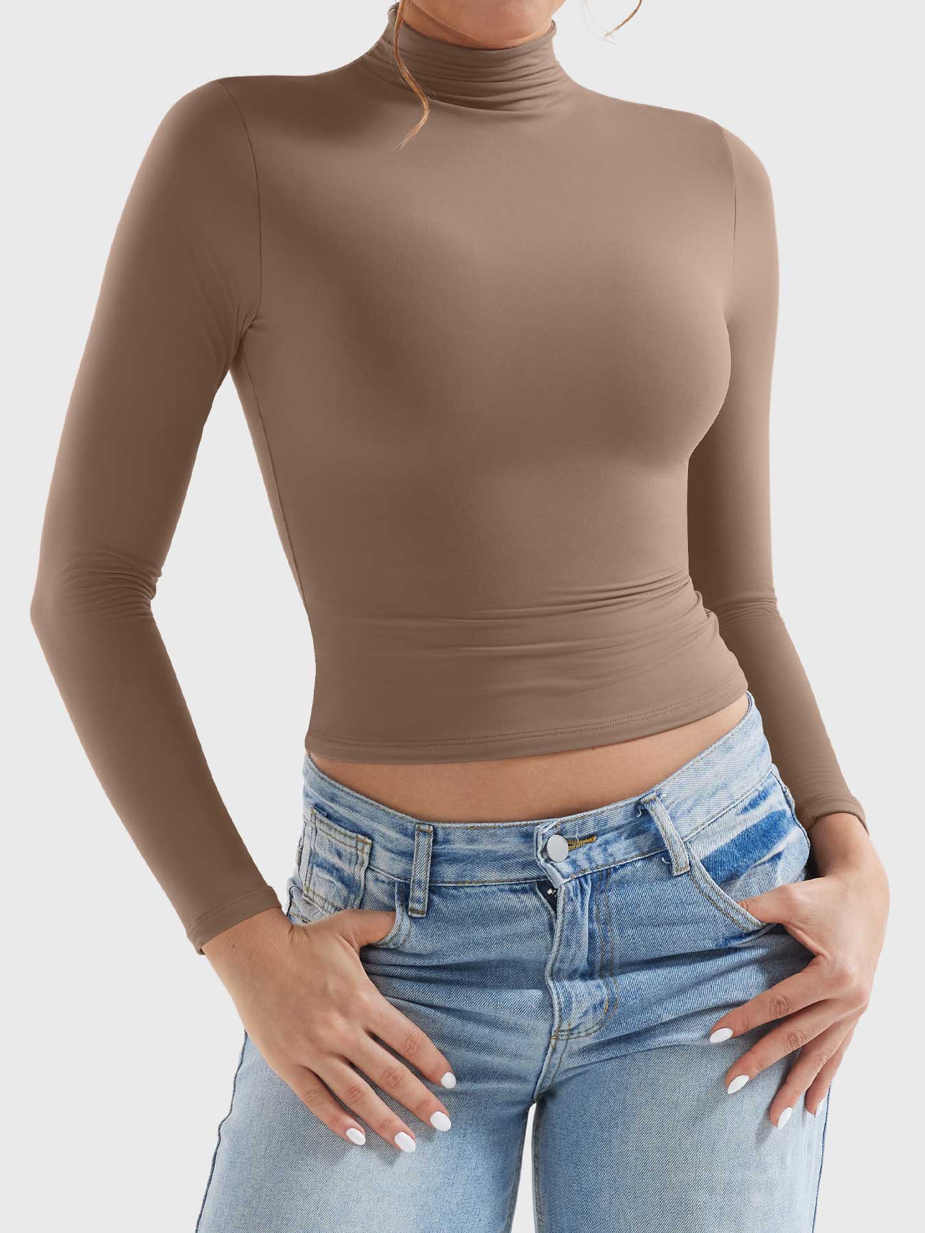 Yeoreo Sariah Turtleneck Long Sleeve Shirt - Image 19