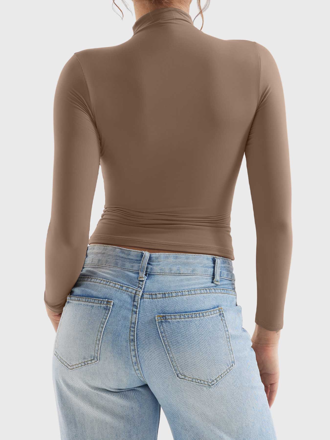 Yeoreo Sariah Turtleneck Long Sleeve Shirt - Image 20