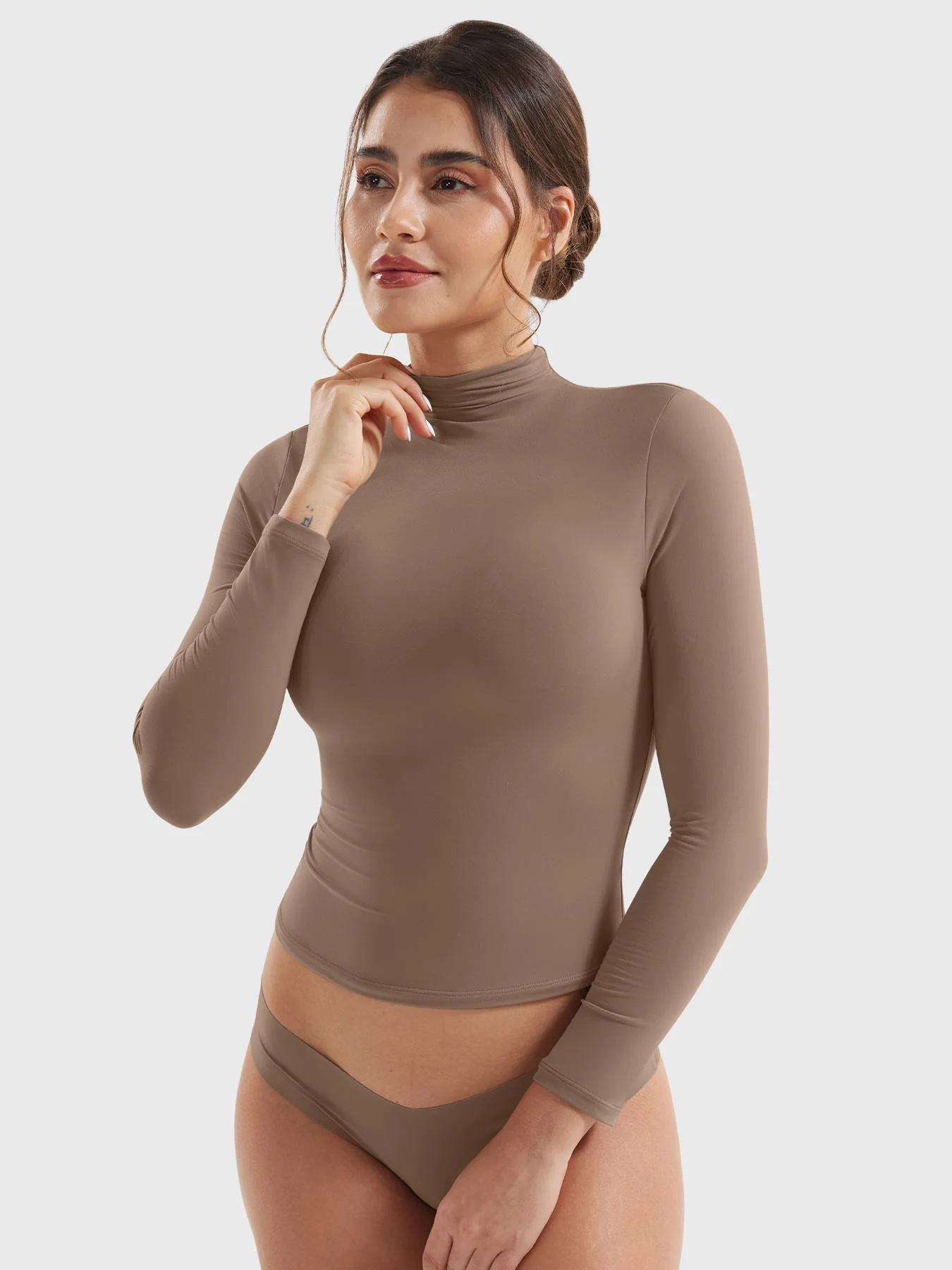 Yeoreo Sariah Turtleneck Long Sleeve Shirt - Image 21