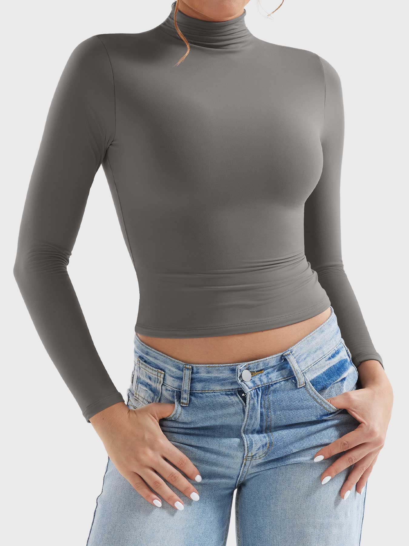 Yeoreo Sariah Turtleneck Long Sleeve Shirt - Image 25