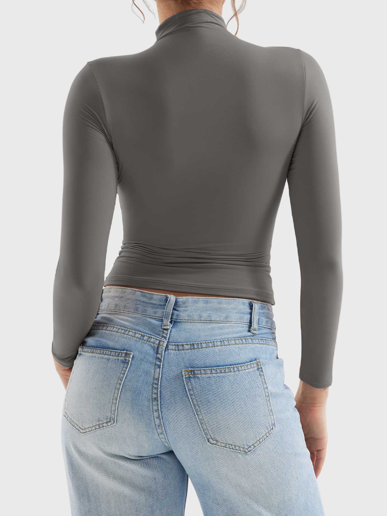 Yeoreo Sariah Turtleneck Long Sleeve Shirt - Image 26