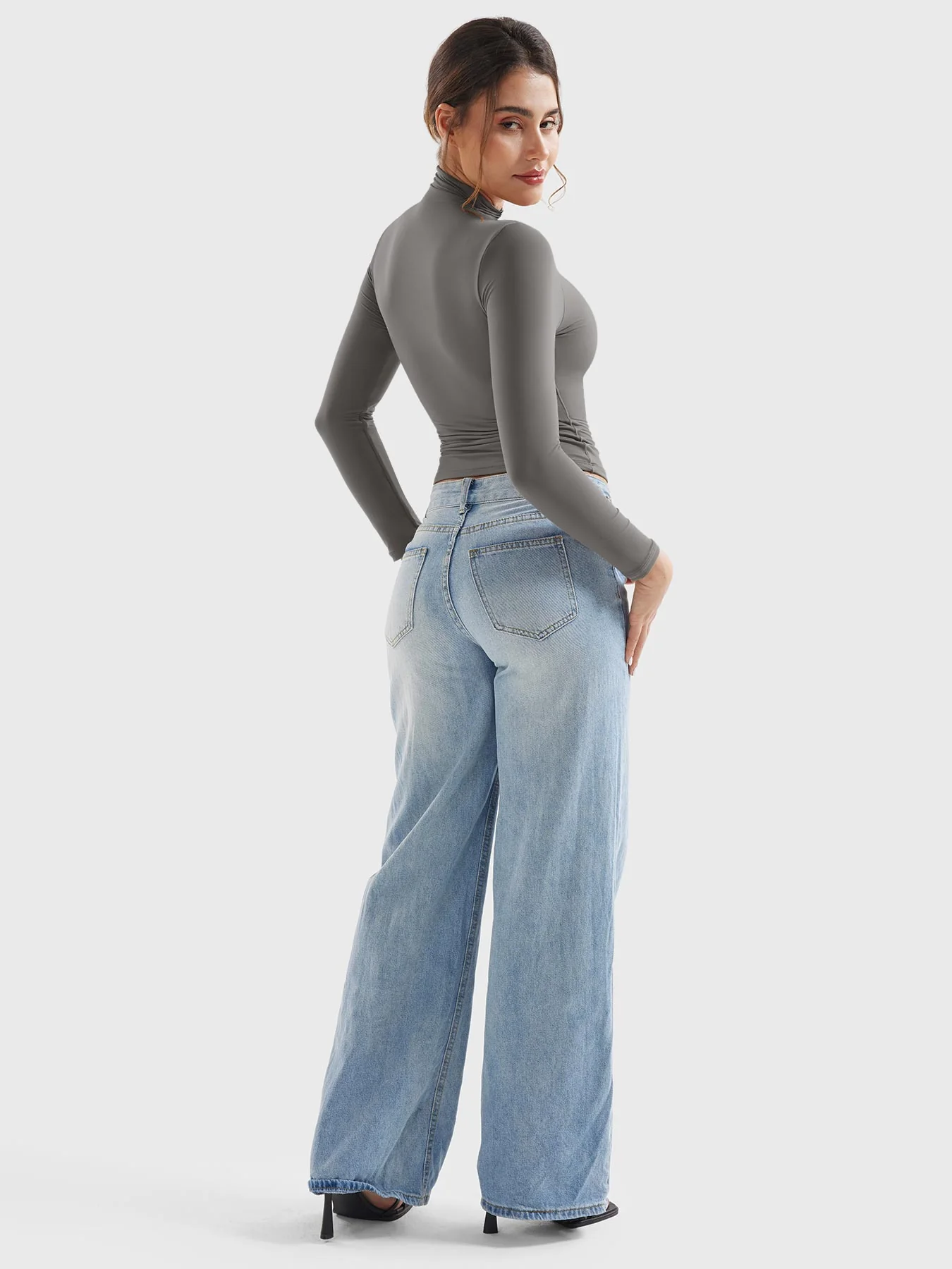 Yeoreo Sariah Turtleneck Long Sleeve Shirt - Image 30