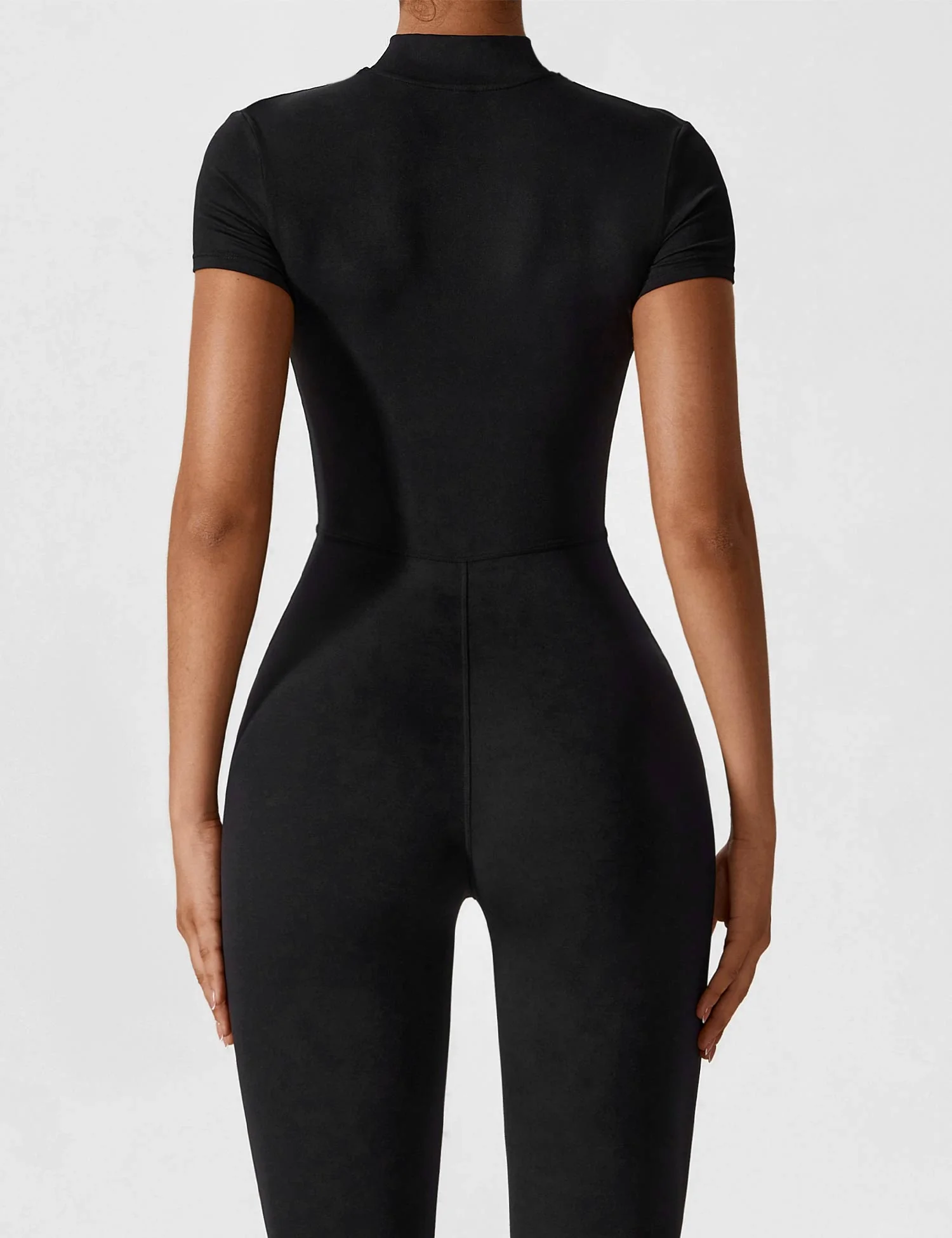 Yeoreo Short Sleeve Zipper Jumpsuit - Image 12