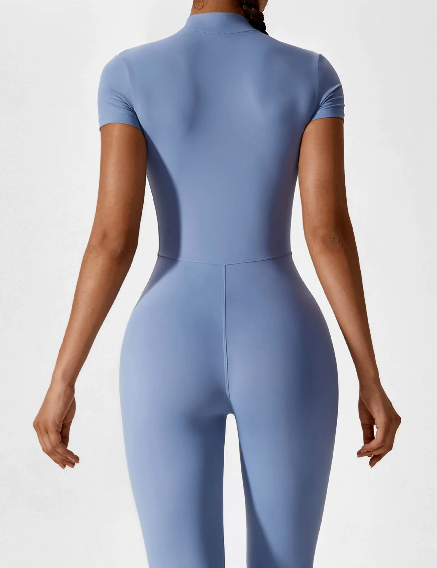 Yeoreo Short Sleeve Zipper Jumpsuit - Image 30