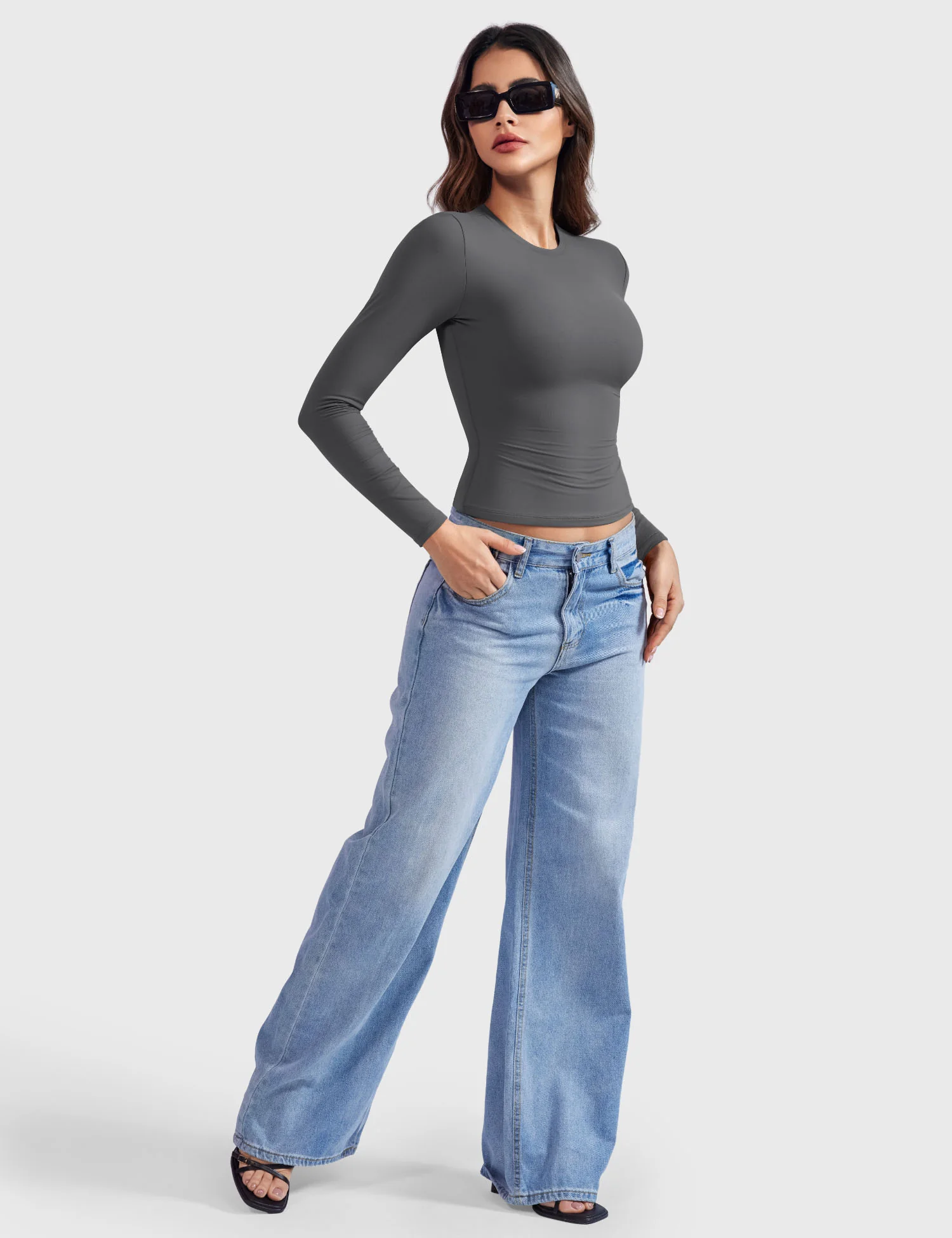 Yeoreo Sweeney Sculpting Long Sleeve Top - Image 65