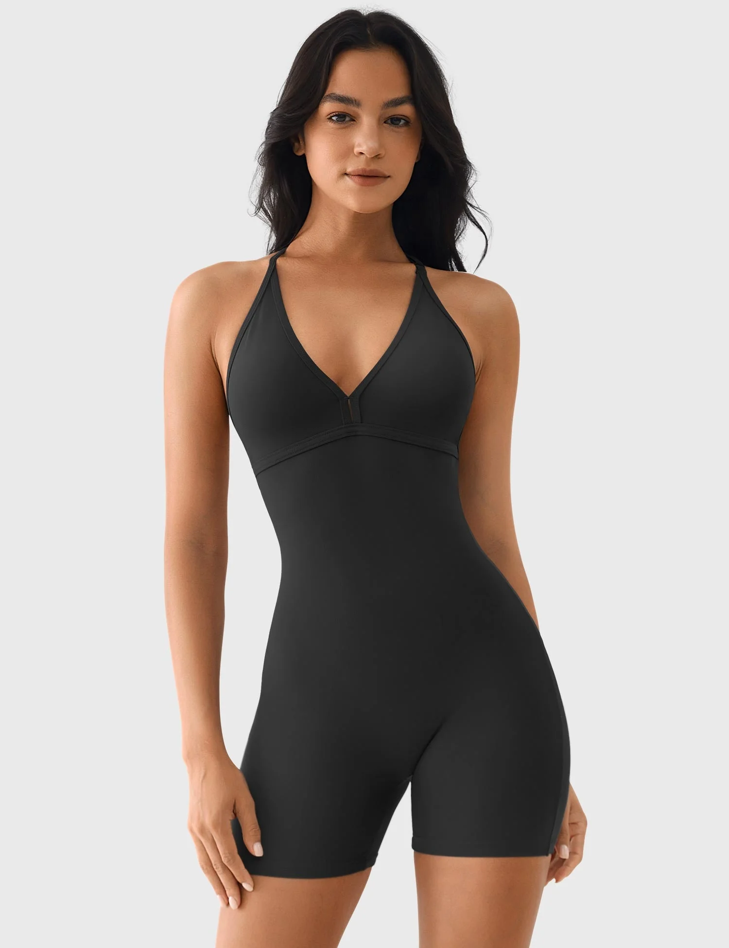Yeoreo Taylor V Neck Backless Romper - Image 7