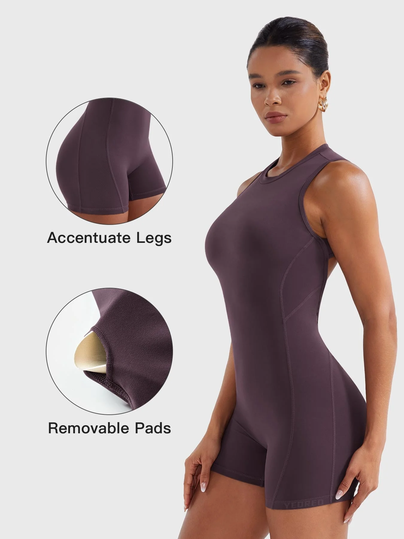 Yeoreo Tessia Backless Scrunch Romper - Image 10