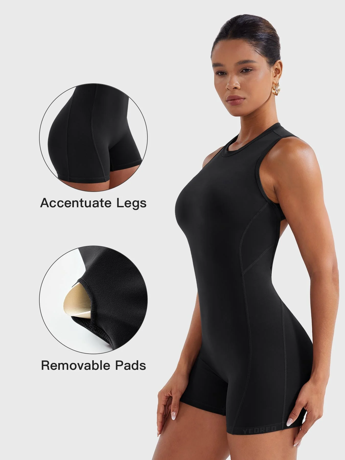 Yeoreo Tessia Backless Scrunch Romper - Image 15