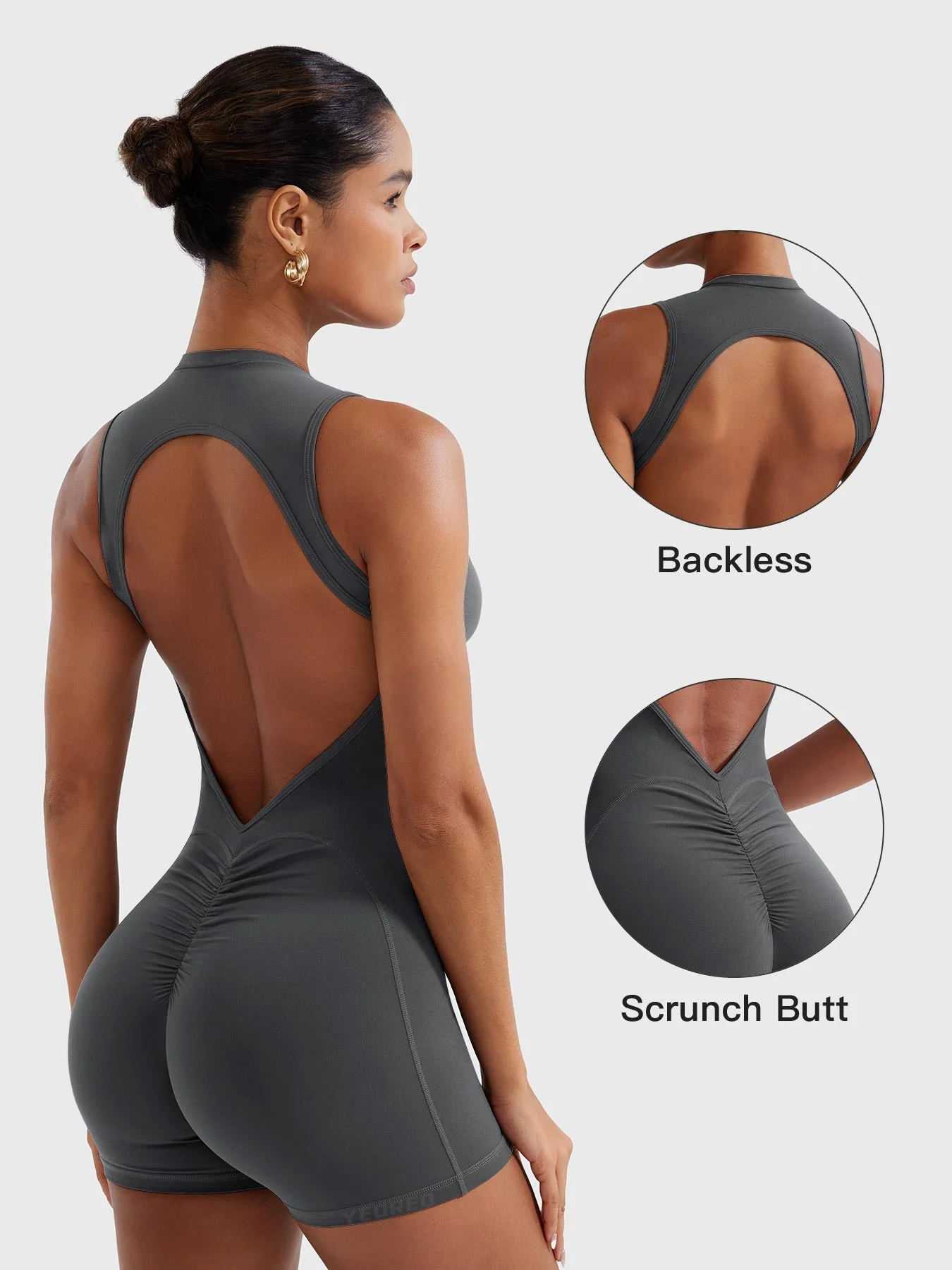 Yeoreo Tessia Backless Scrunch Romper - Image 19