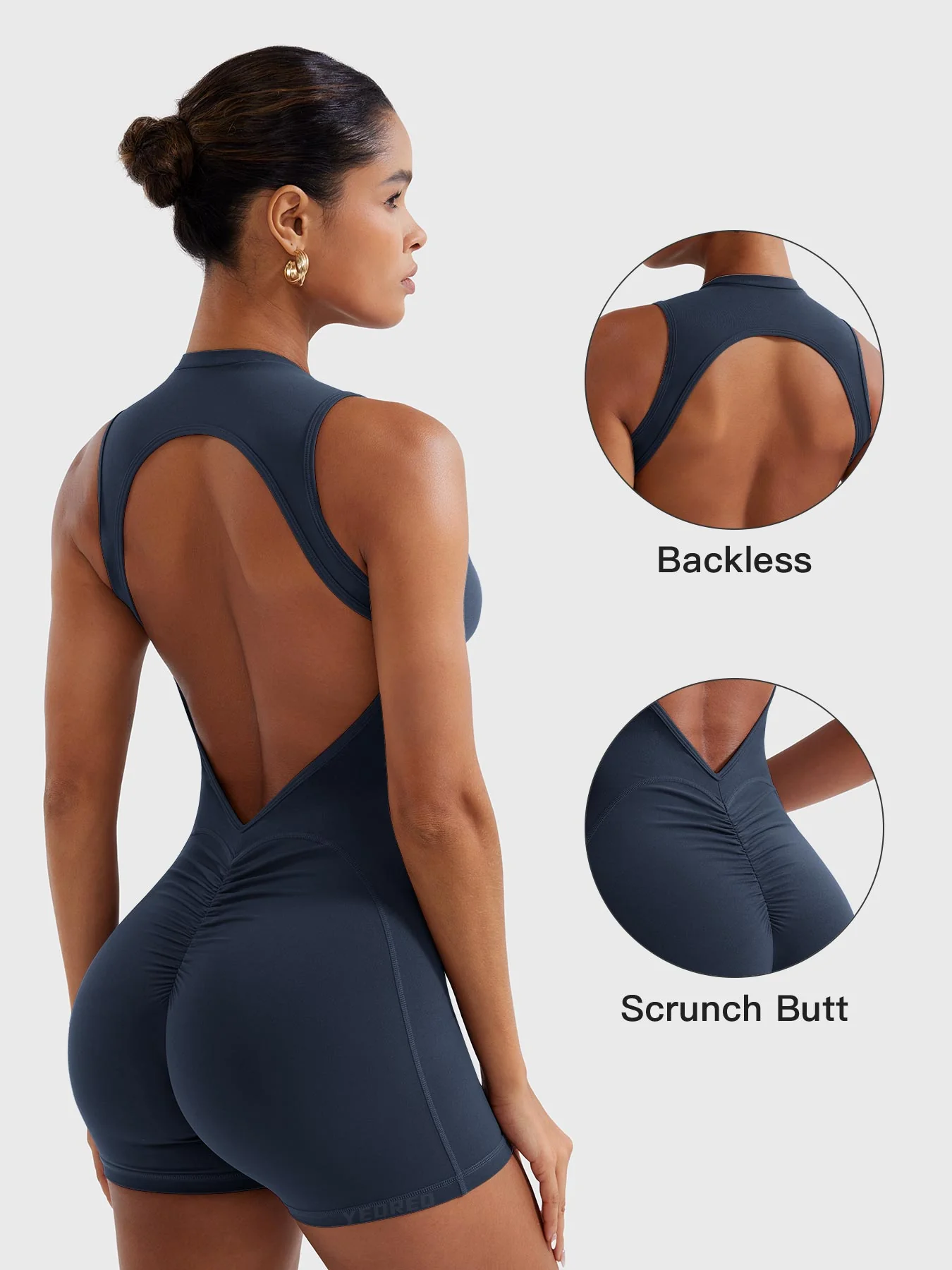 Yeoreo Tessia Backless Scrunch Romper - Image 24