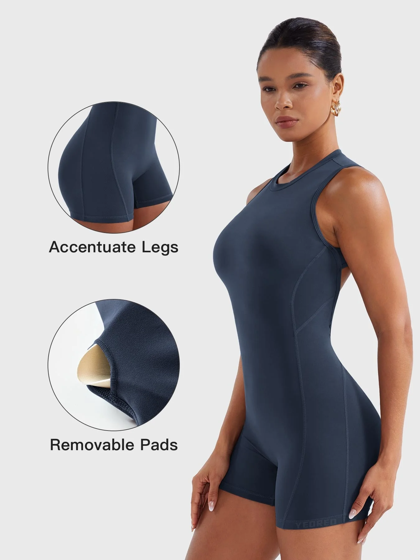 Yeoreo Tessia Backless Scrunch Romper - Image 25