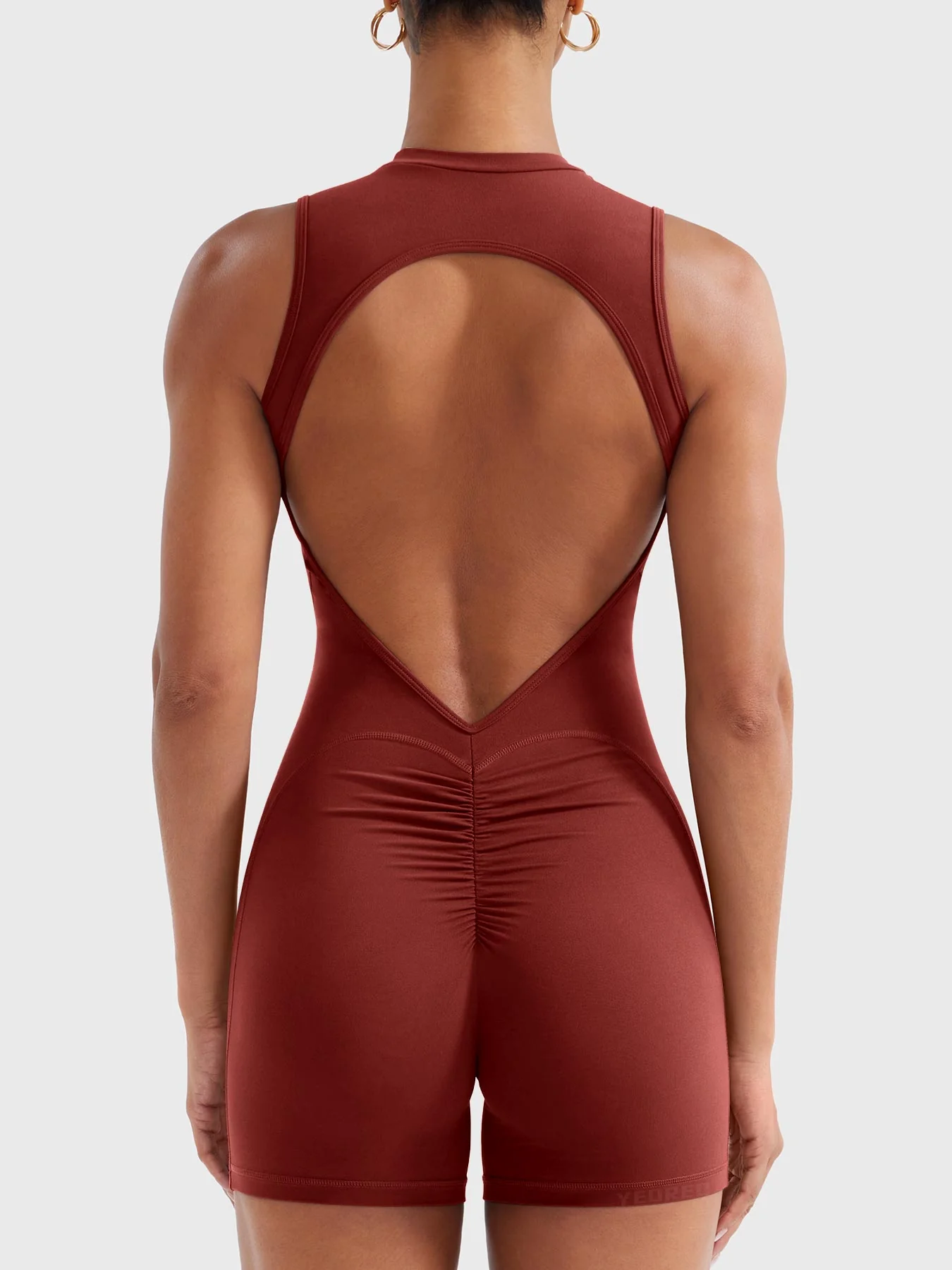 Yeoreo Tessia Backless Scrunch Romper - Image 3