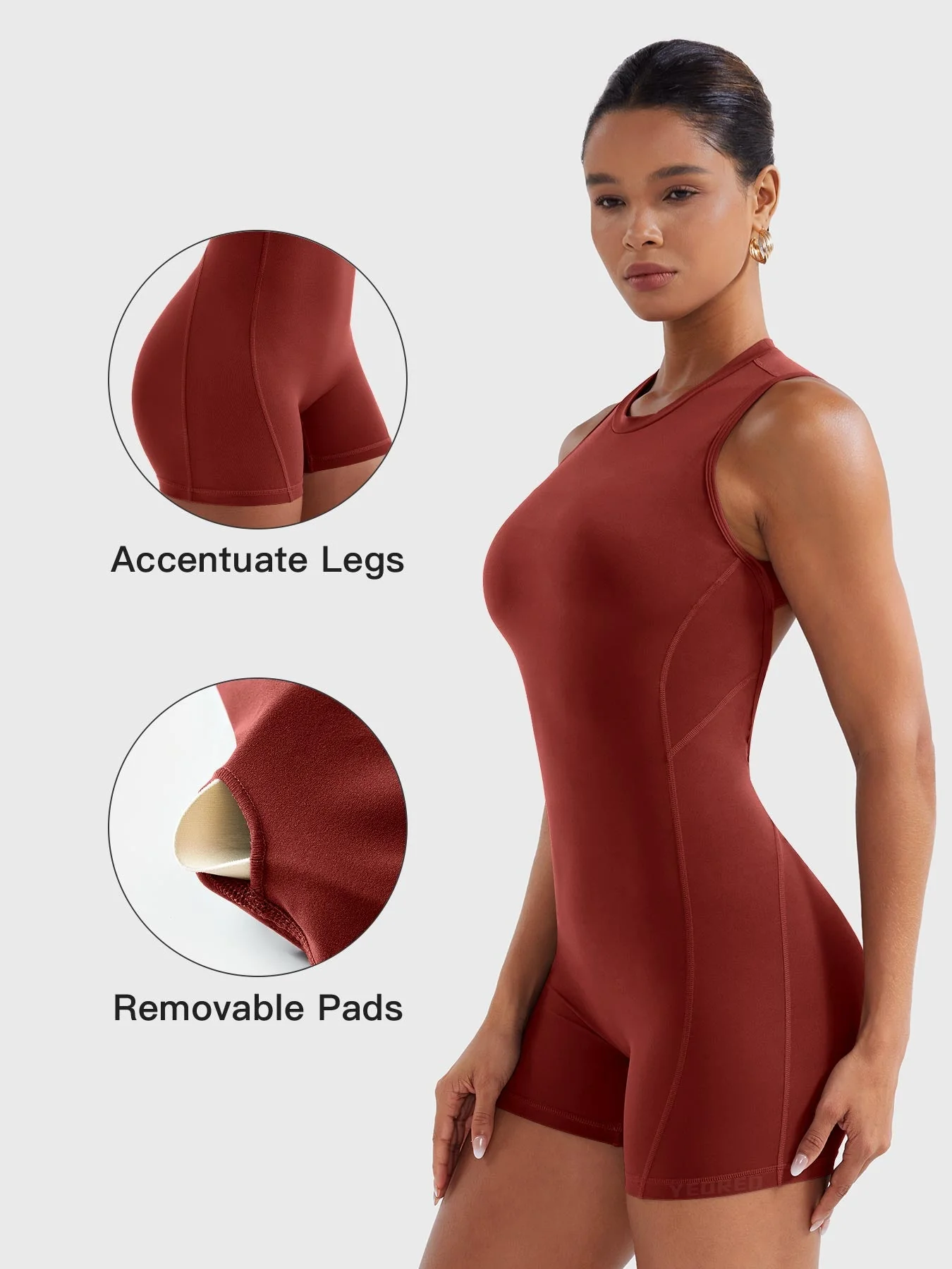 Yeoreo Tessia Backless Scrunch Romper - Image 5