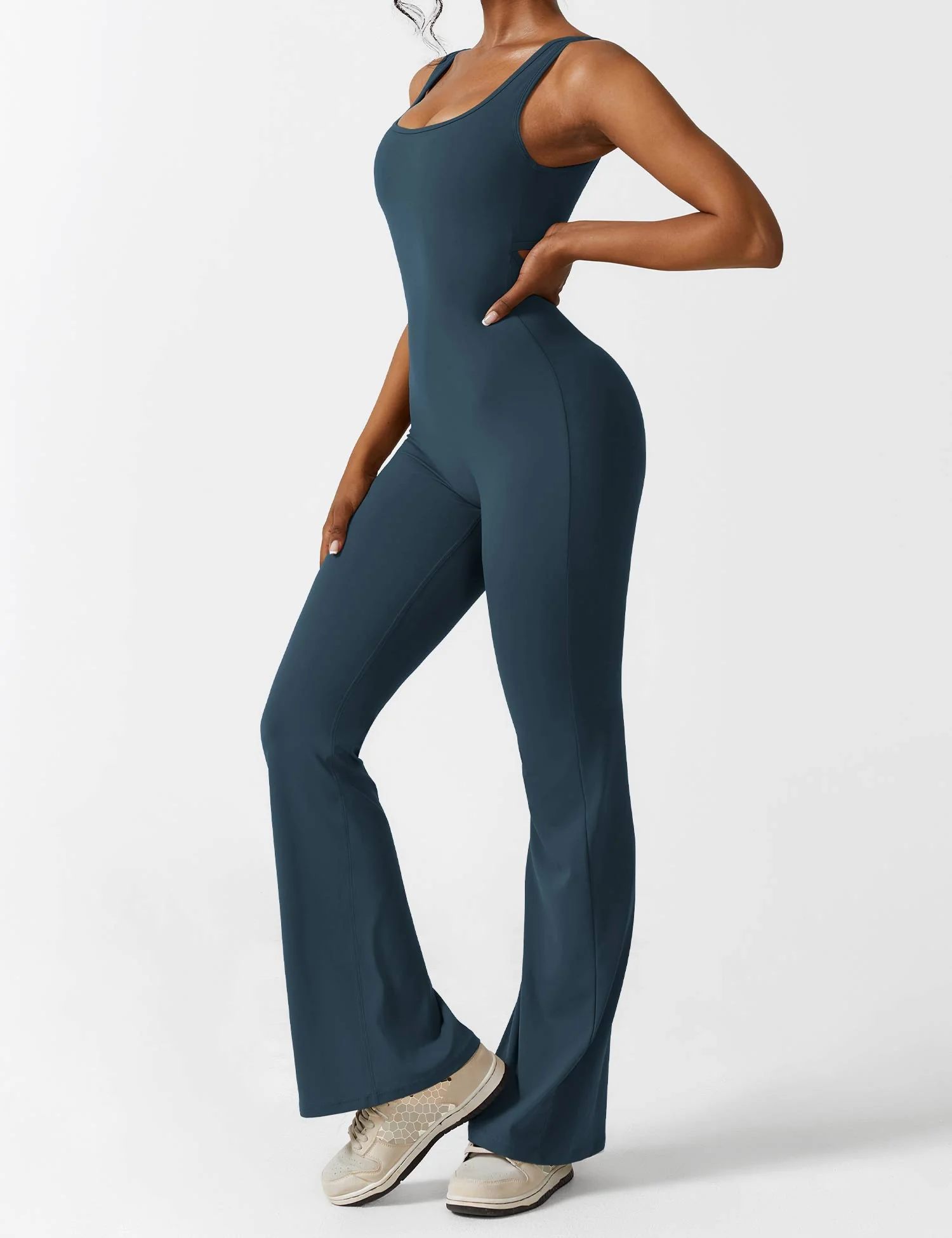 Yeoreo V-Back Flared Jumpsuit - Image 58