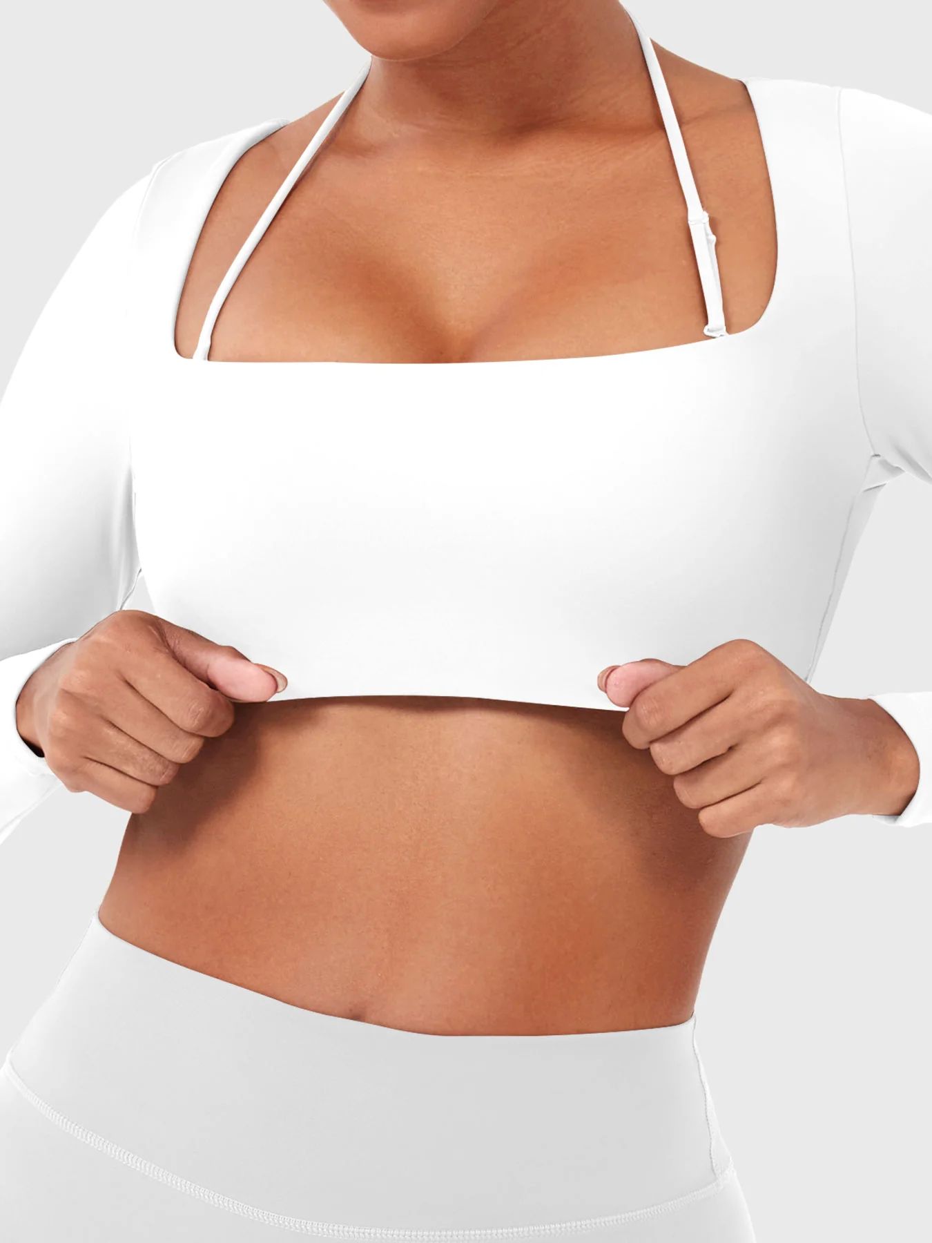 Yeoreo Violie Thin-Strap Long Sleeve Top - Image 20