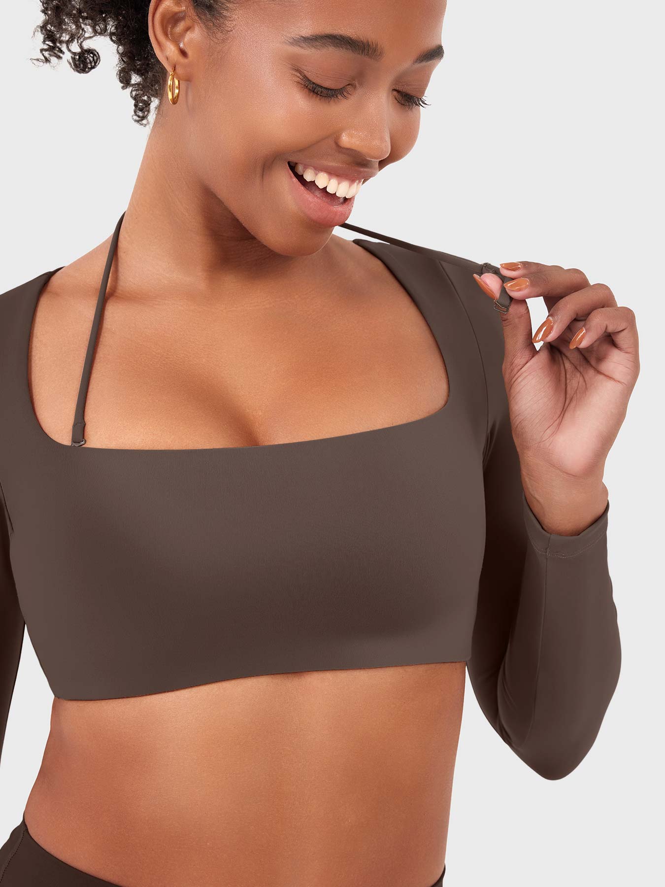 Yeoreo Violie Thin-Strap Long Sleeve Top - Image 24
