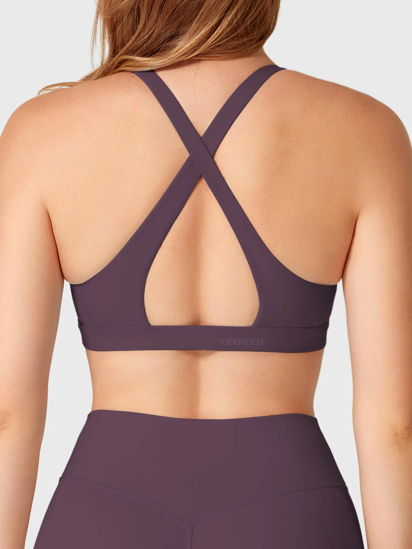 Yeoreo Wafiya Cross Back V-Neck Sports Bra - Image 10