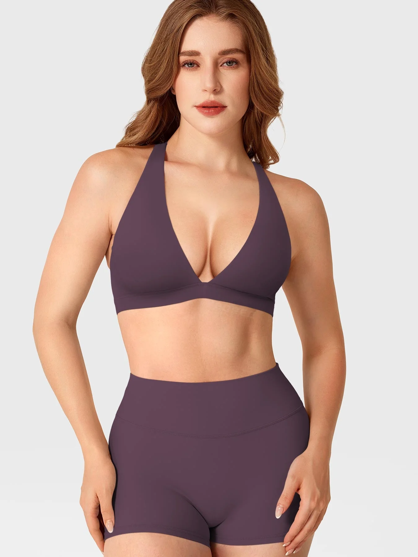 Yeoreo Wafiya Cross Back V-Neck Sports Bra - Image 11