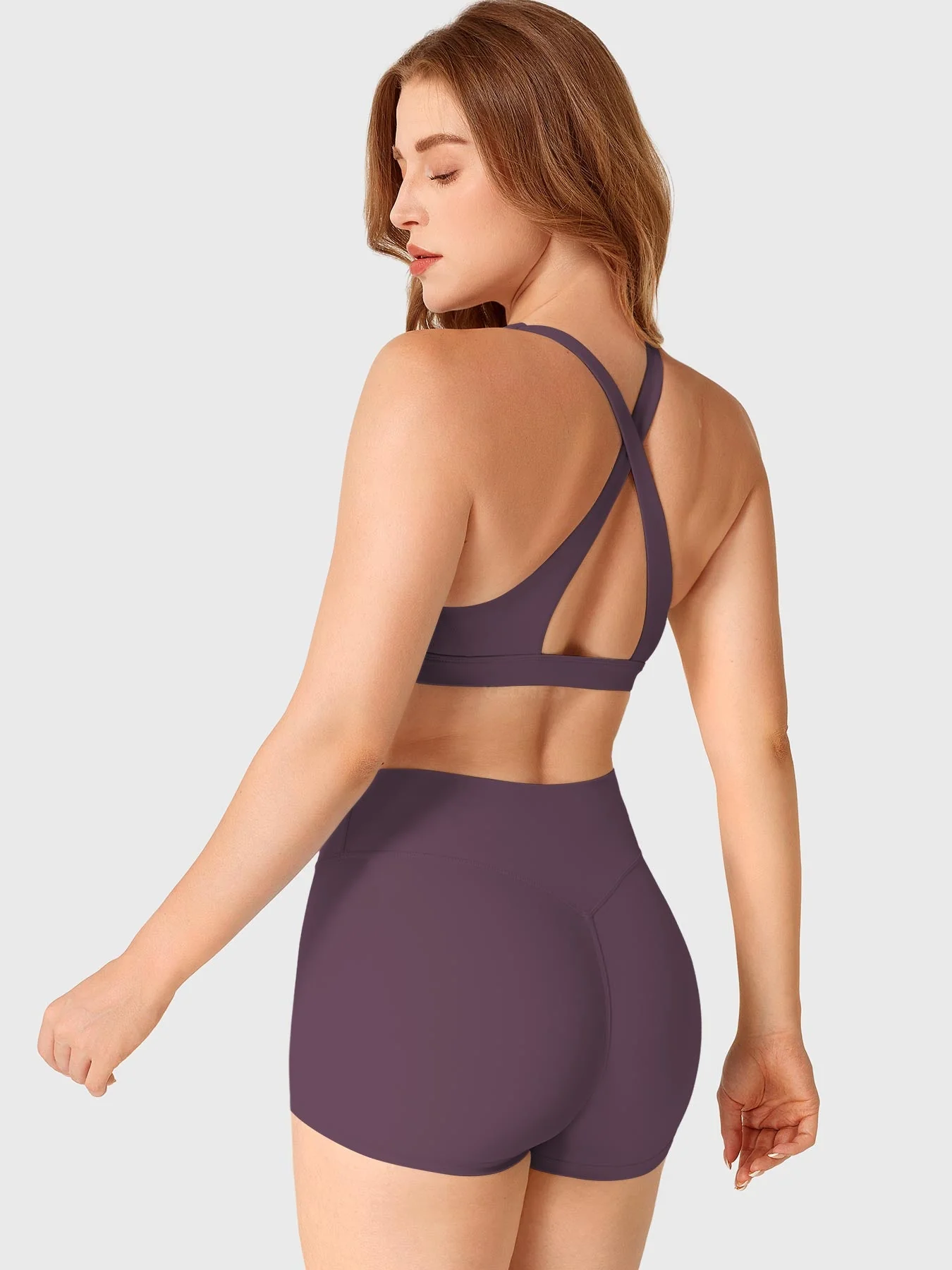 Yeoreo Wafiya Cross Back V-Neck Sports Bra - Image 12