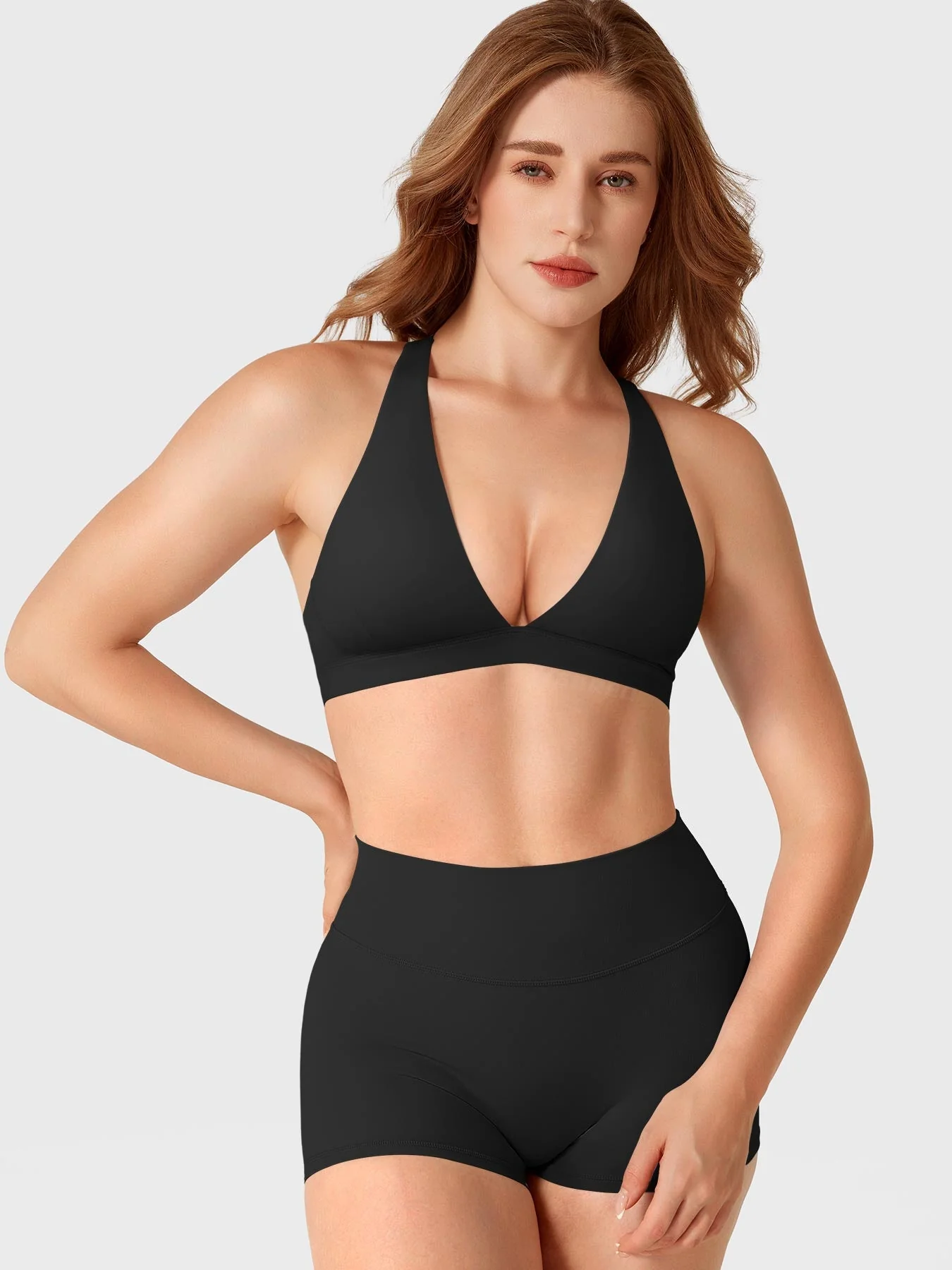 Yeoreo Wafiya Cross Back V-Neck Sports Bra - Image 15